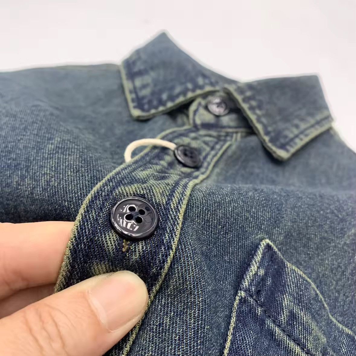 Vintage Denim Vintage Retro Style Blue Streetwear Jacket Size US L / EU 52-54 / 3 - 6 Thumbnail