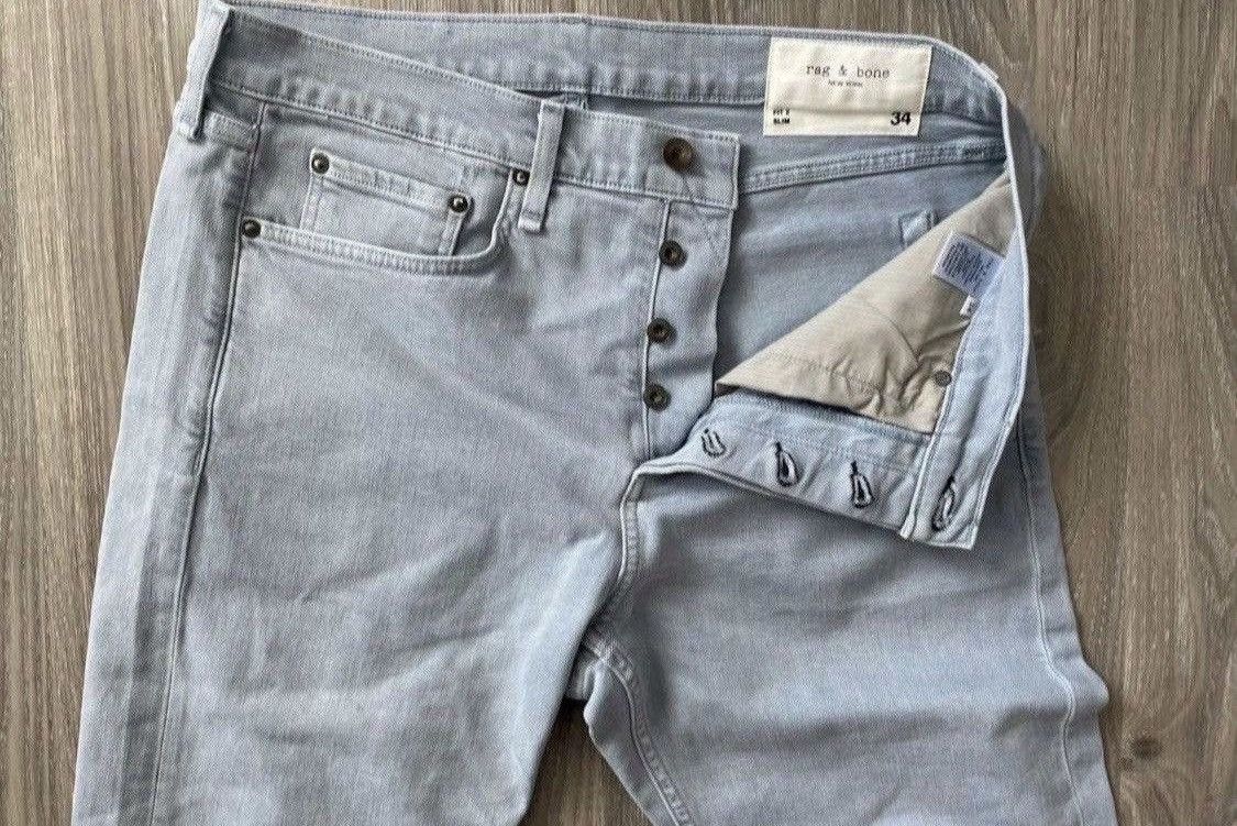 Rag & Bone Fit 2 “Shade” Denim Jeans Size US 34 / EU 50 - 2 Thumbnail