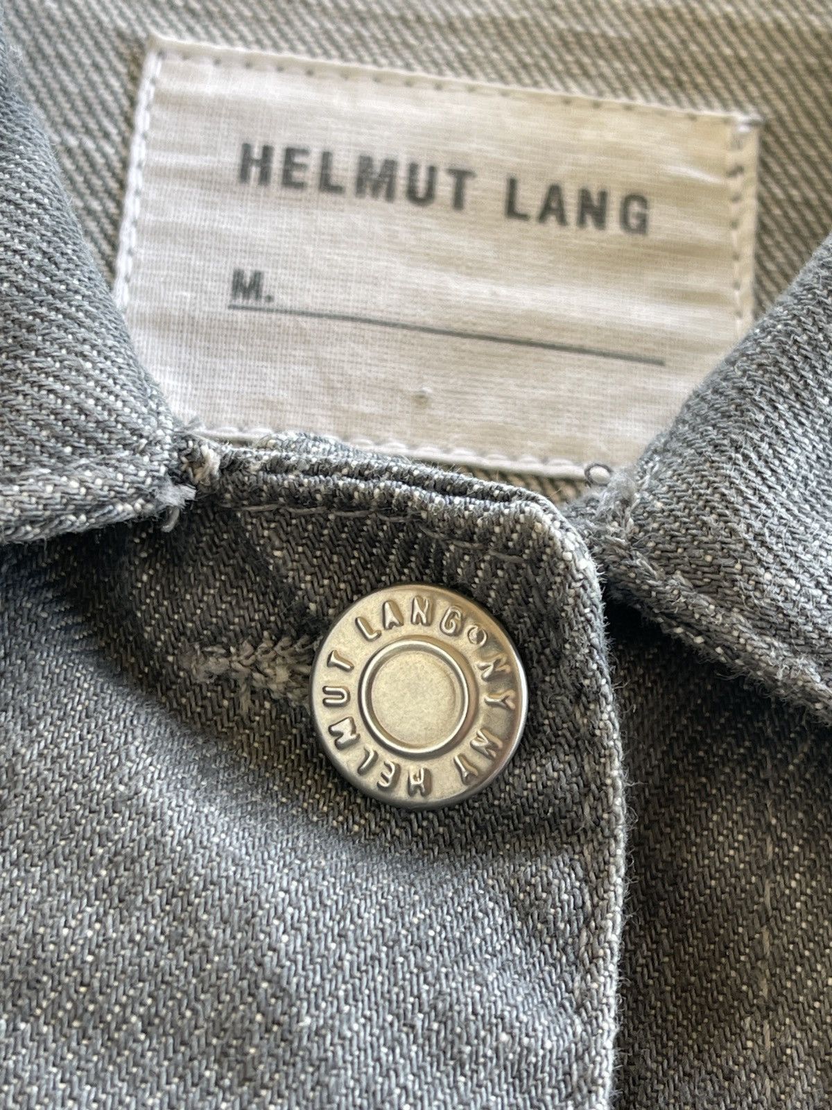 Helmut Lang SS2004 Helmut Lang Slim 2 Pocket Turn Up Denim Jacket Size S / US 4 / IT 40 - 12 Thumbnail