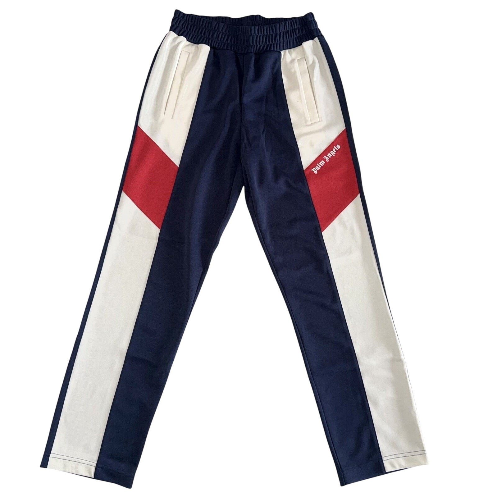 Palm Angels Palm Angels Panelled Colorblock Track Pants Navy White Red Size US 30 / EU 46 - 1 Thumbnail