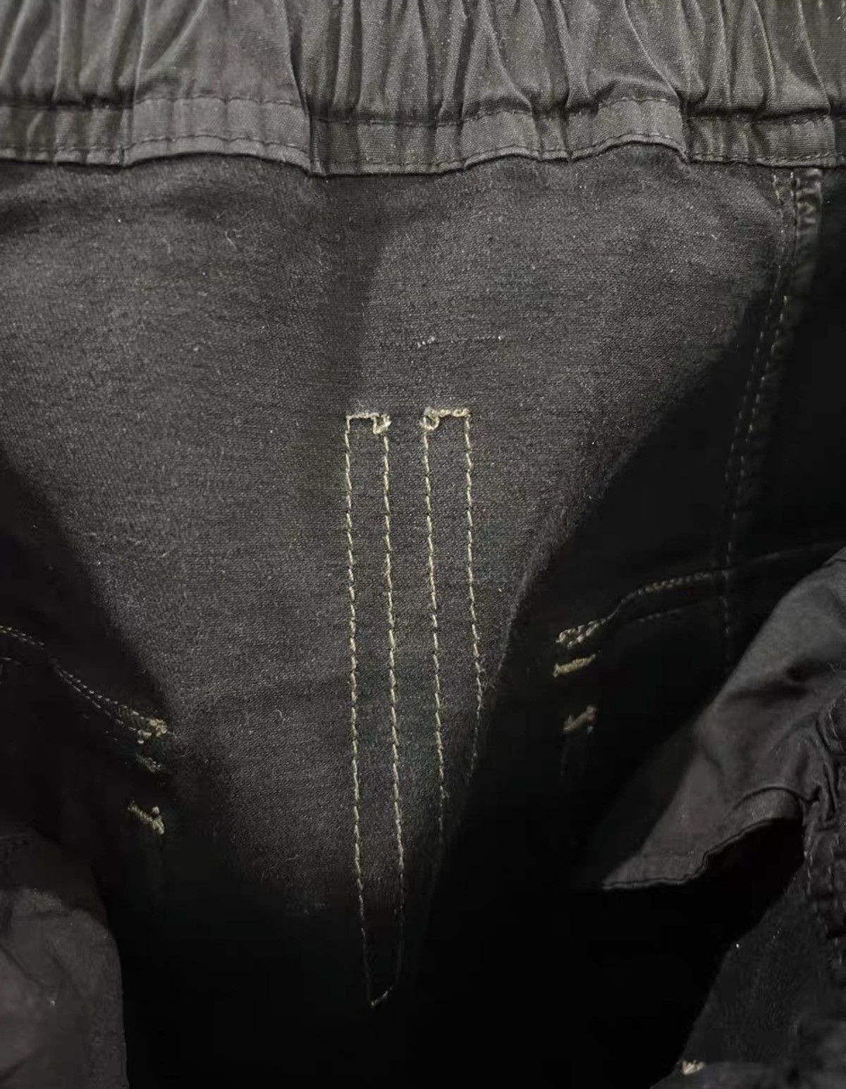 Rick Owens Rick Owens DRKSHDW Waxed Canvas Cropped Pants Size US 32 / EU 48 - 8 Thumbnail