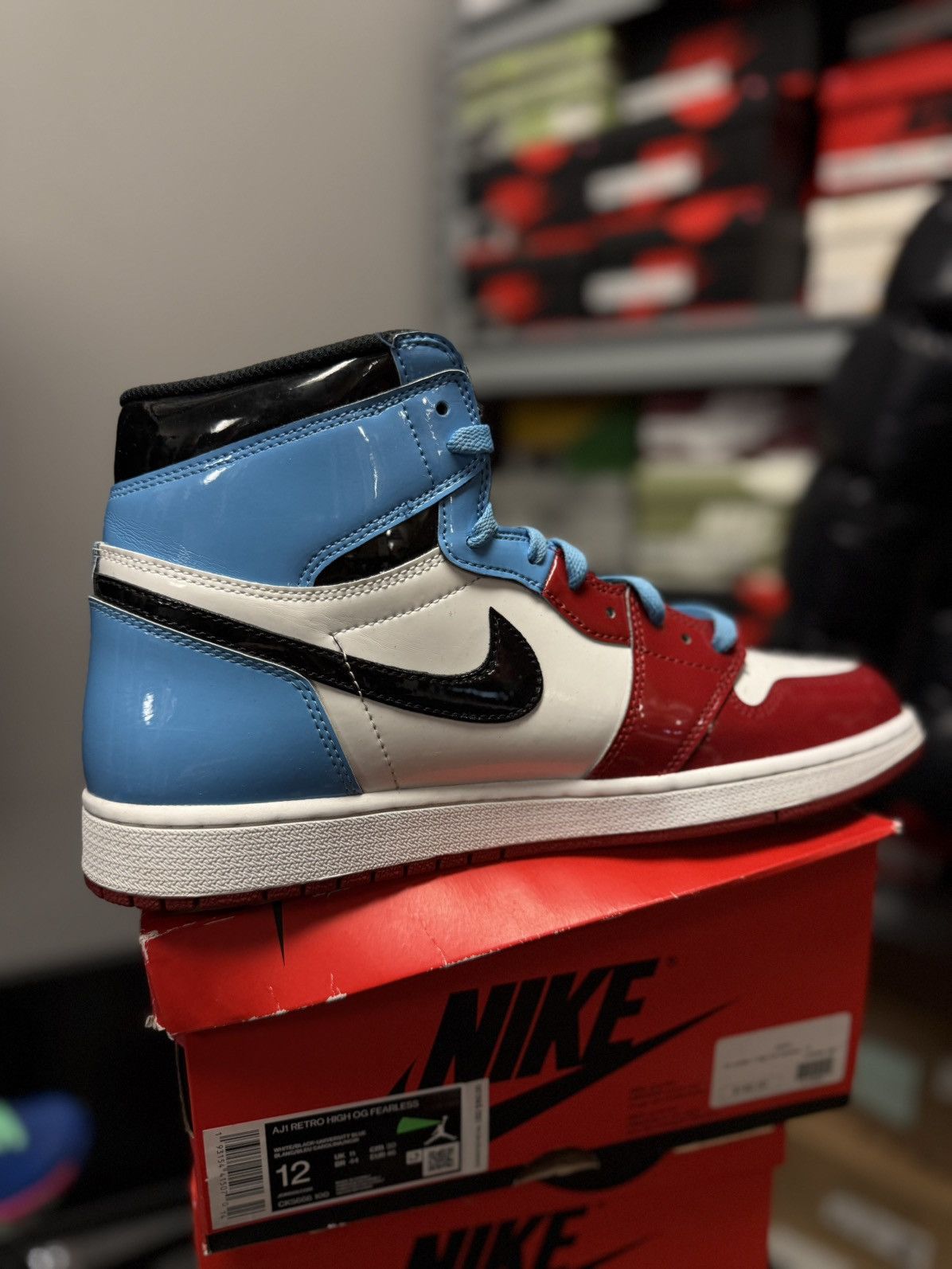 Jordan Brand × Nike Jordan 1 High Fearless Size 12 Clean Condition 🧼 Size US 12 / EU 45 - 5 Thumbnail