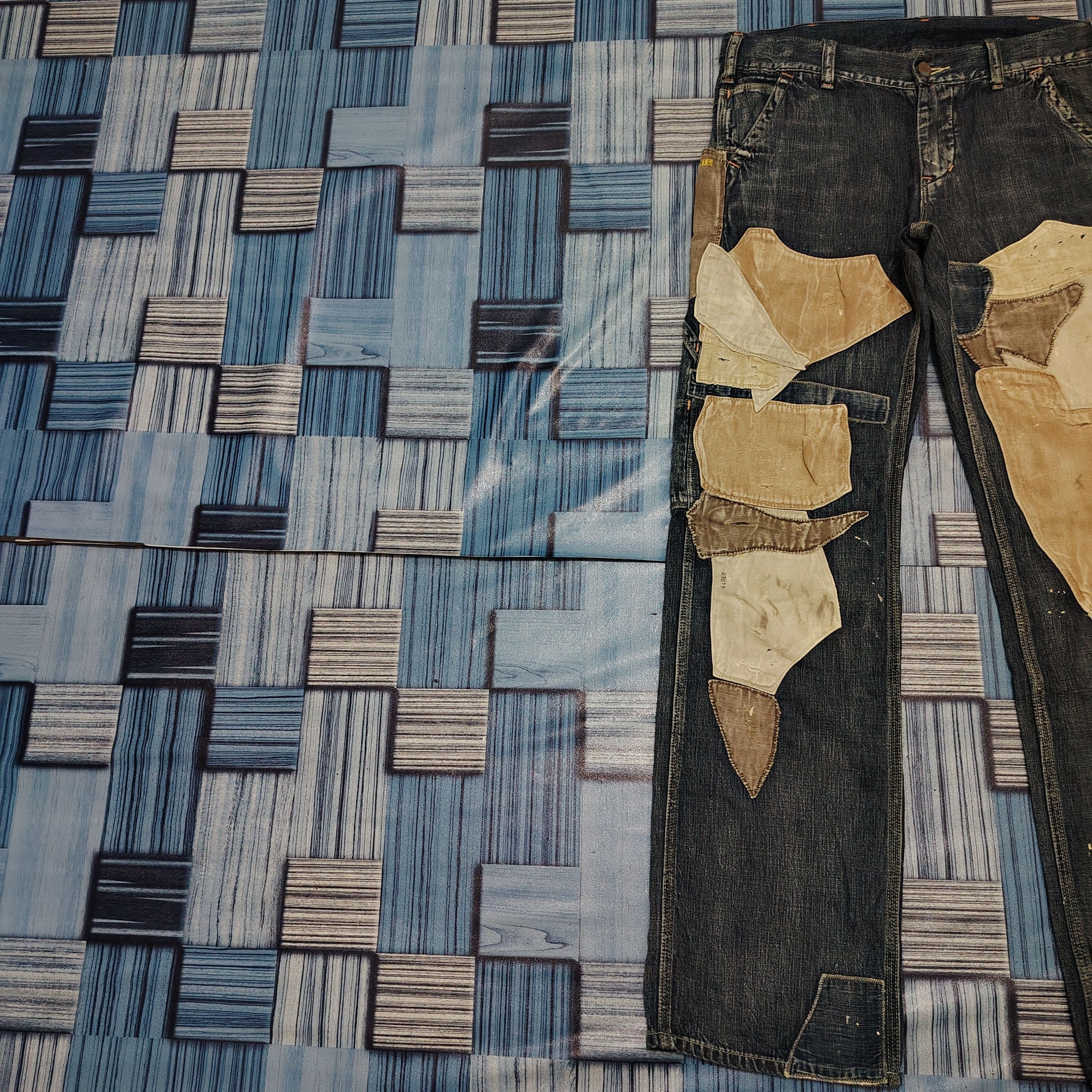Kapital Kountry 💥Insane💥 Vtg Denim & Dungaree Patchwork design soft denim Size US 30 / EU 46 - 8 Thumbnail