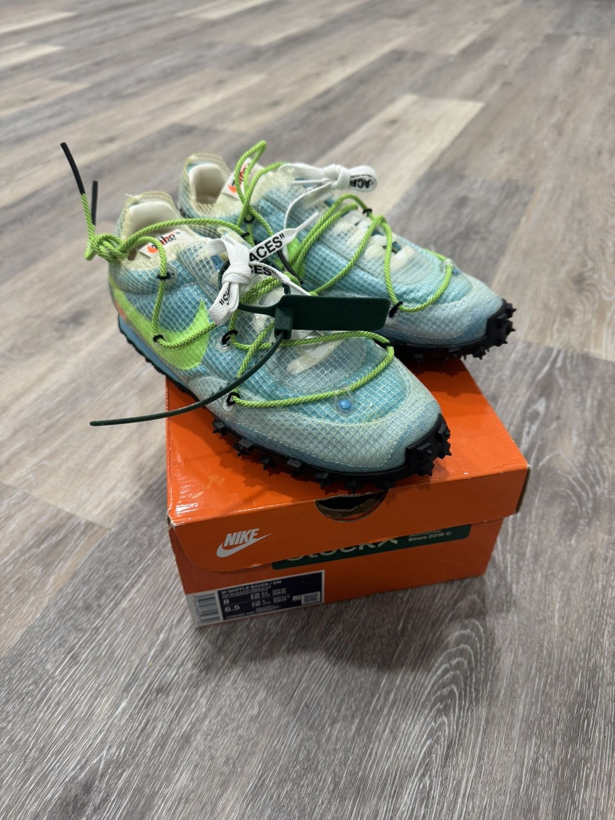 Nike × Off-White Off White Waffle Racer Woman’s Size US 8 / IT 38 - 2 Thumbnail