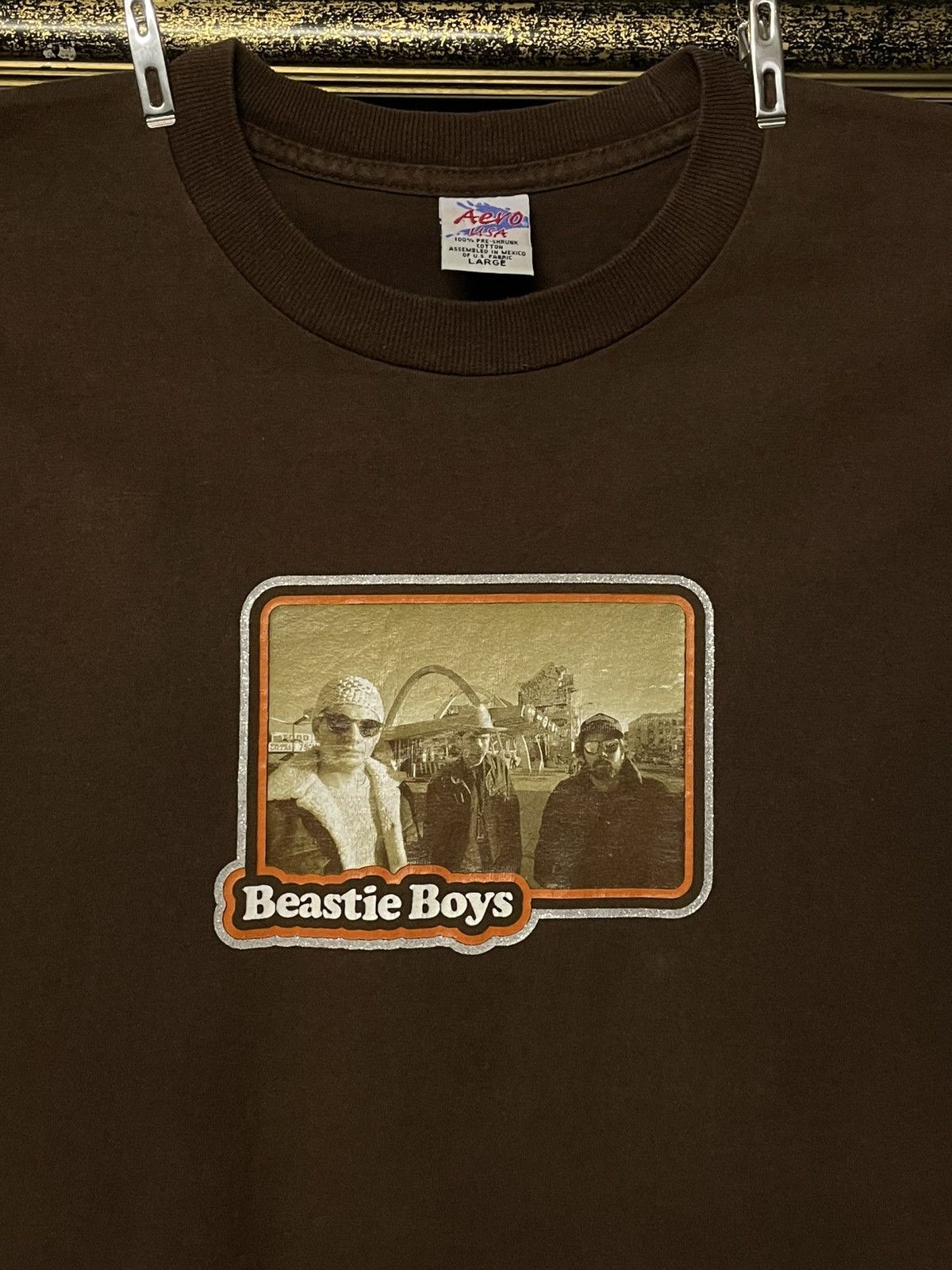 Band Tees Vintage 1990s Beastie Boys Photo Tee Wearing By Travis Scott Size US L / EU 52-54 / 3 - 4 Thumbnail
