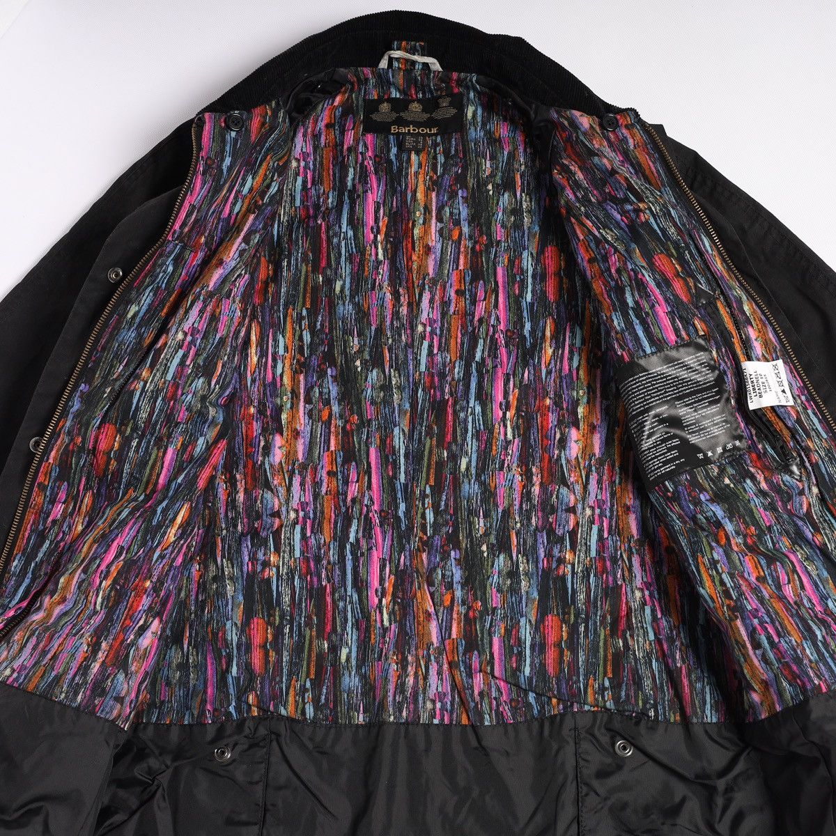 Barbour Barbour Wax Jacket Liberty Beadnell size 10 Womens Black Size M / US 6-8 / IT 42-44 - 10 Thumbnail