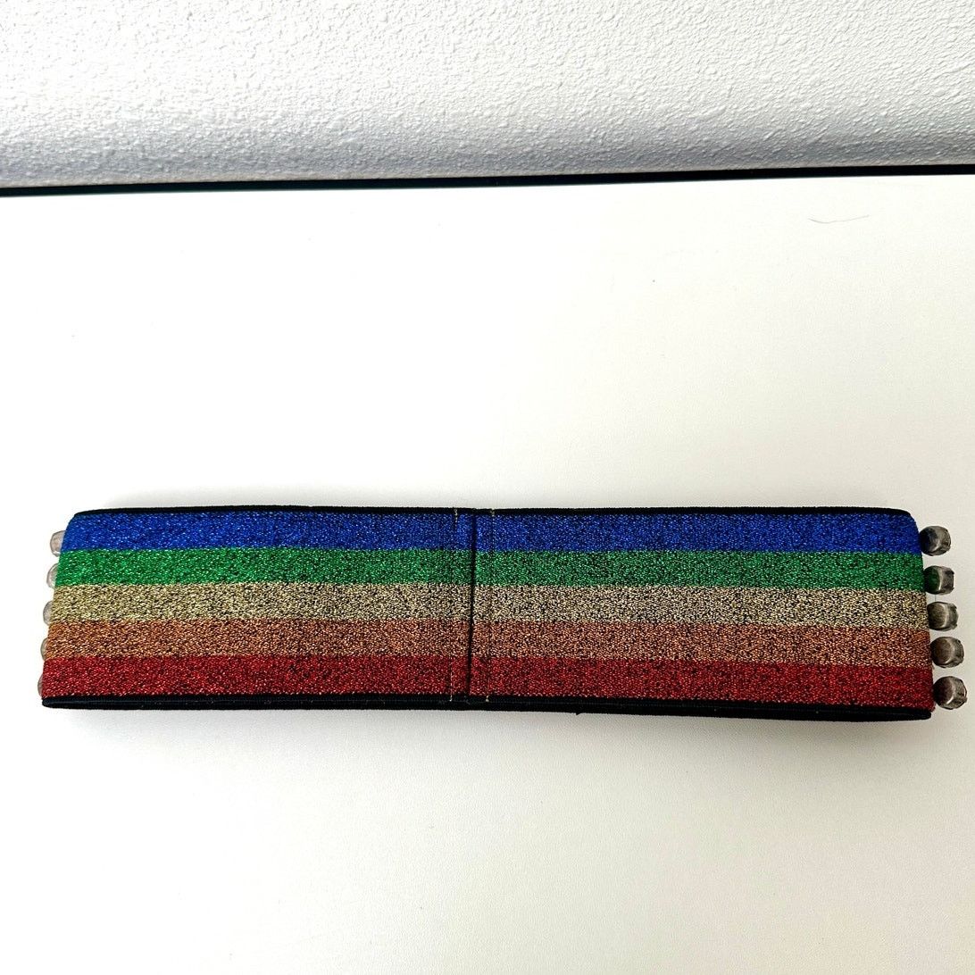 Gucci Gucci Multicolor Rhinestone Rainbow Stretch Headband Size ONE SIZE - 6 Thumbnail
