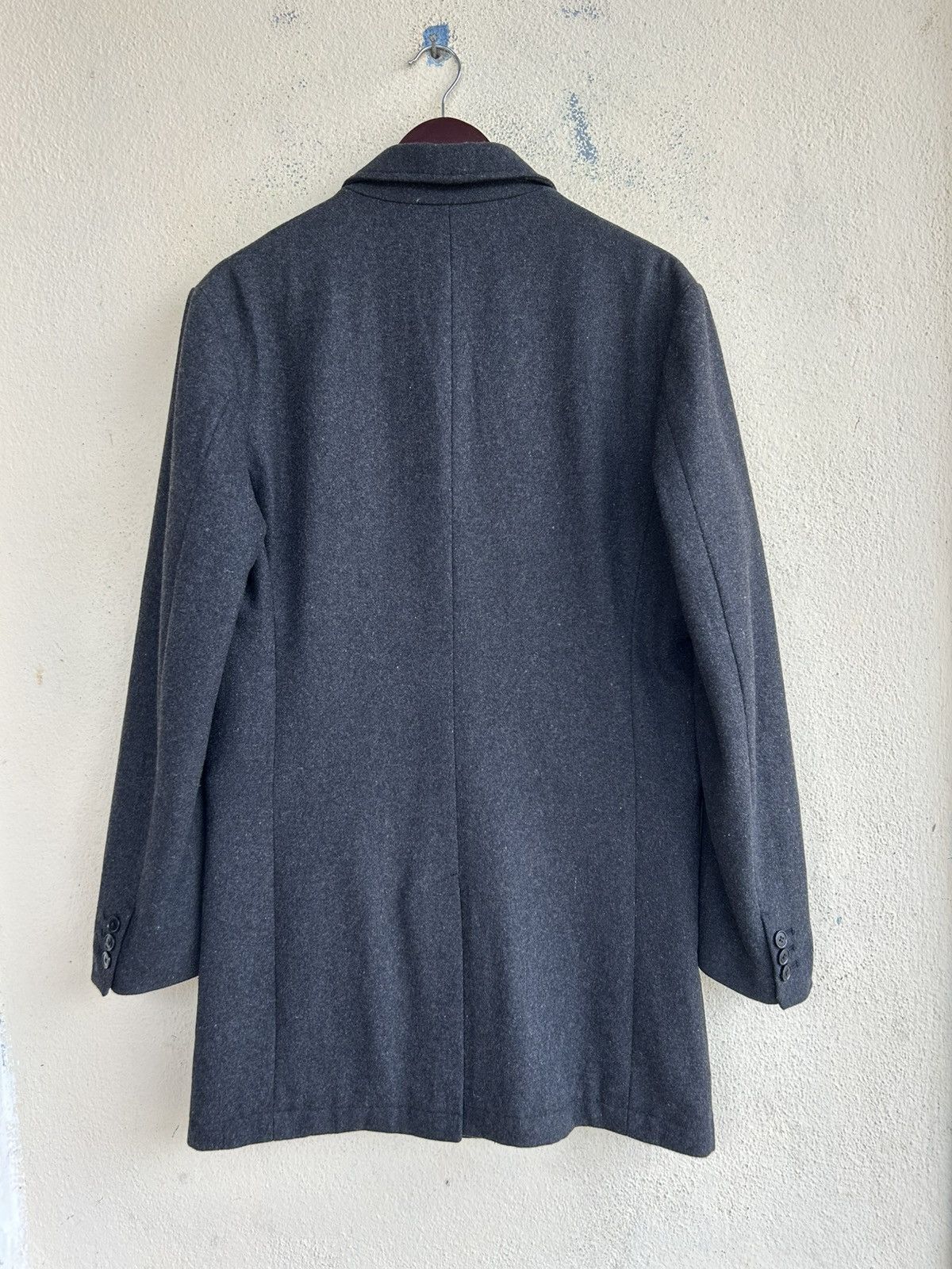 Katharine Hamnett London Katharine Hamnet London Wool Long Coat Size US L / EU 52-54 / 3 - 2 Thumbnail
