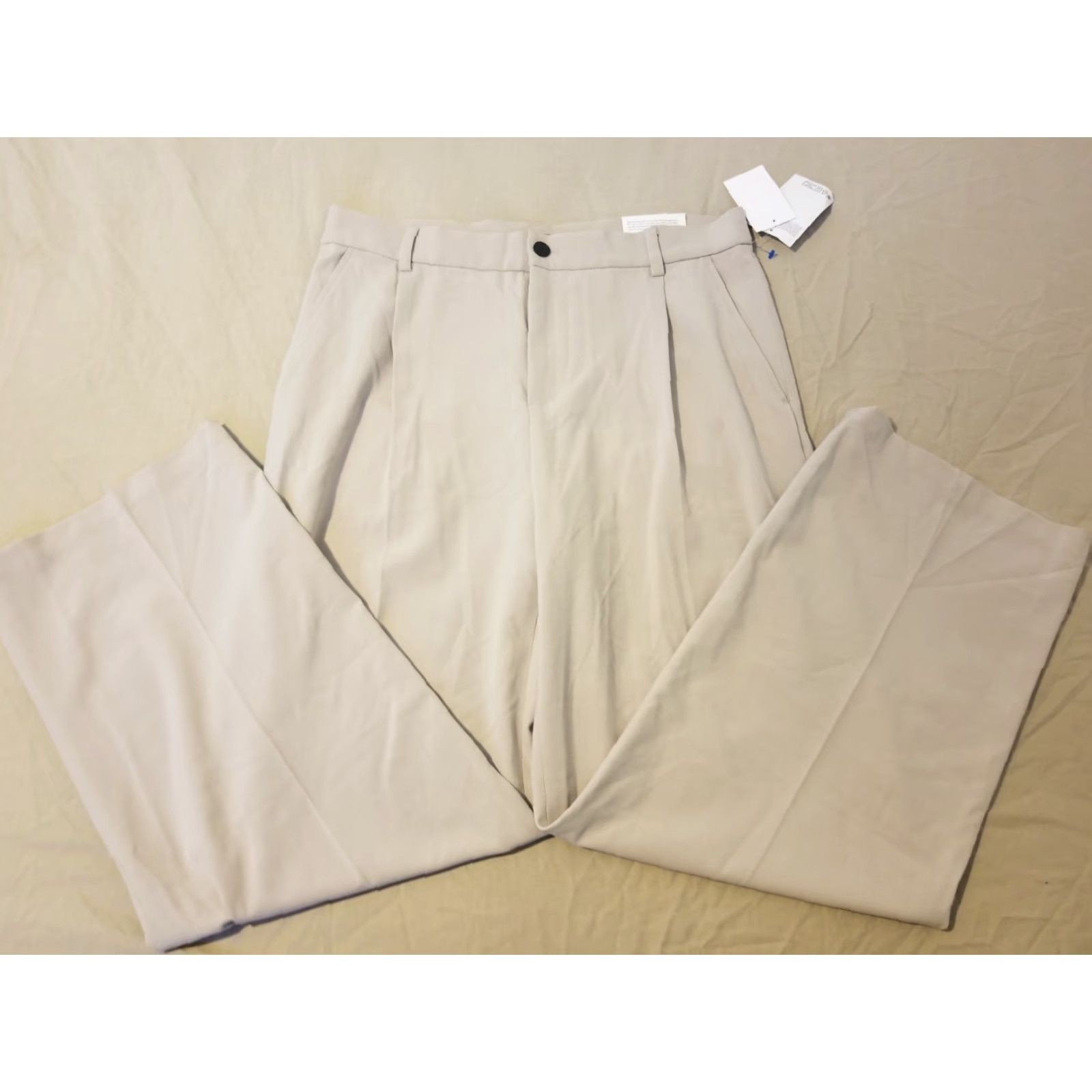 H&M H&M Mens Pants Chino Flat Front Cotton Beige 32x30 Slacks Trousers Regular Size 32 Size US 32 / EU 48 - 3 Thumbnail