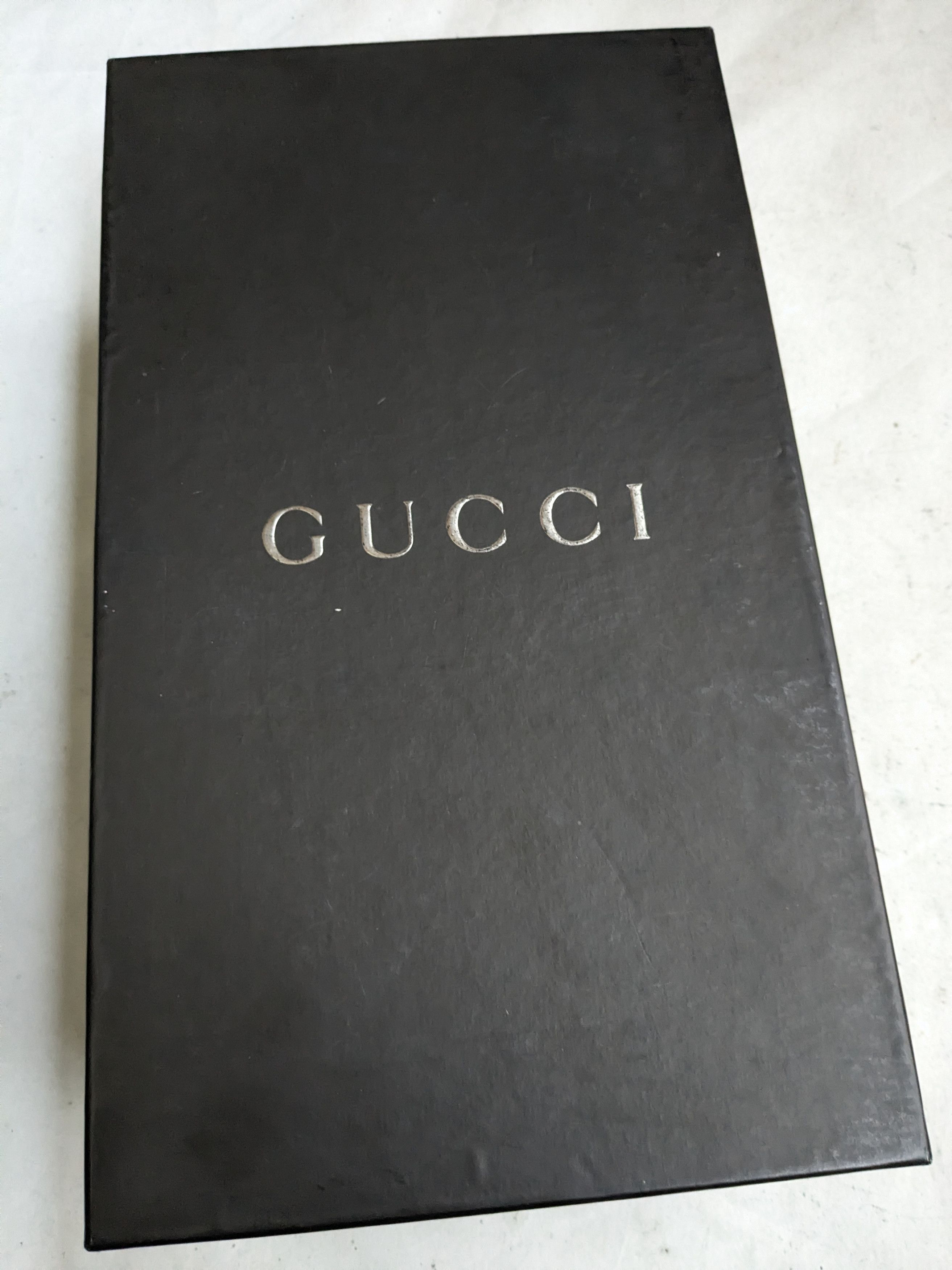 Gucci Gucci Ace Sneakers 9 Black Leather Low Tops Size US 9 / EU 42 - 19 Thumbnail