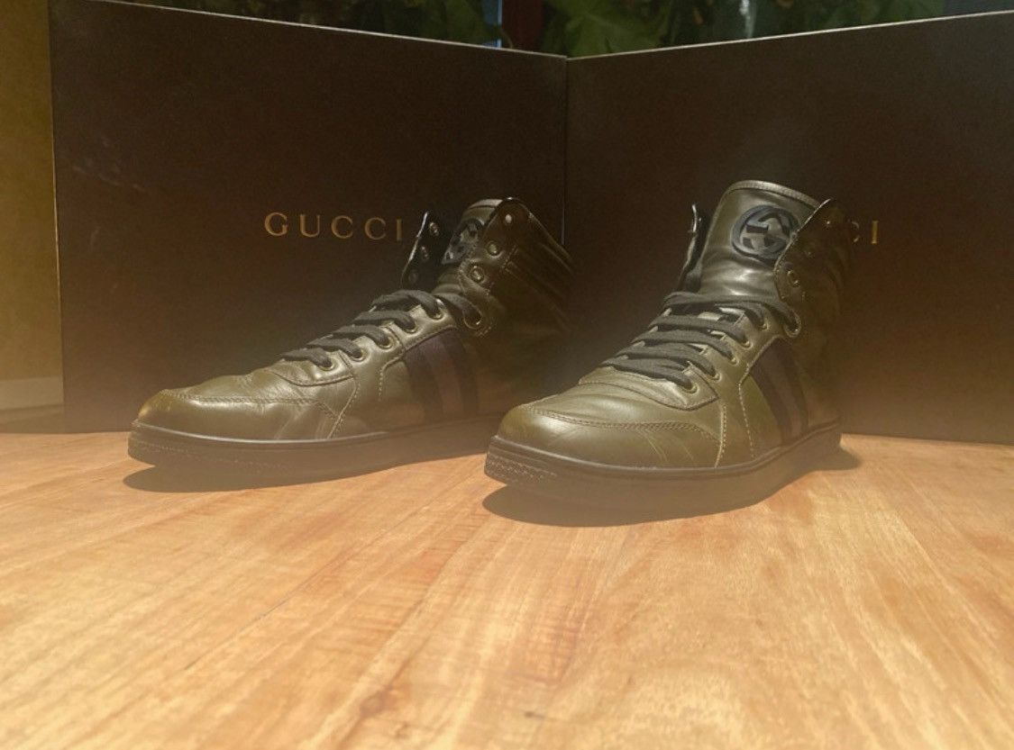 Gucci Gucci high top sneakers Size US 10 / EU 43 - 4 Thumbnail