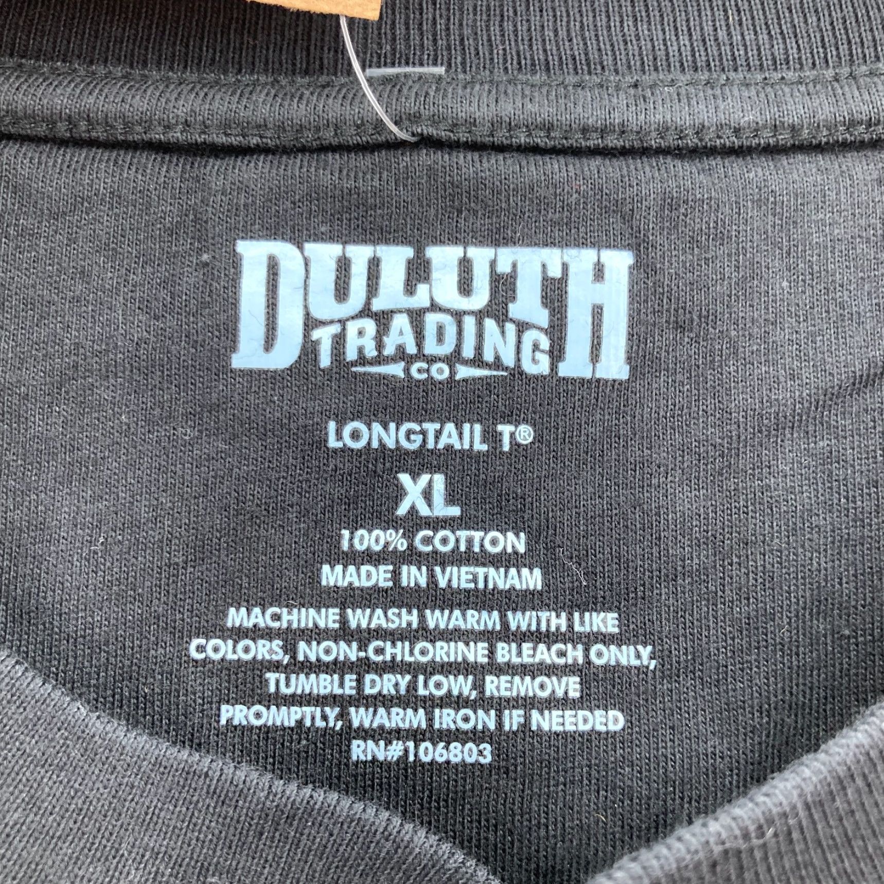 Vintage Duluth Longtail Henley T-Shirt Mens XL Black Long Sleeve Relaxed Fit Workwear Size US XL / EU 56 / 4 - 4 Thumbnail