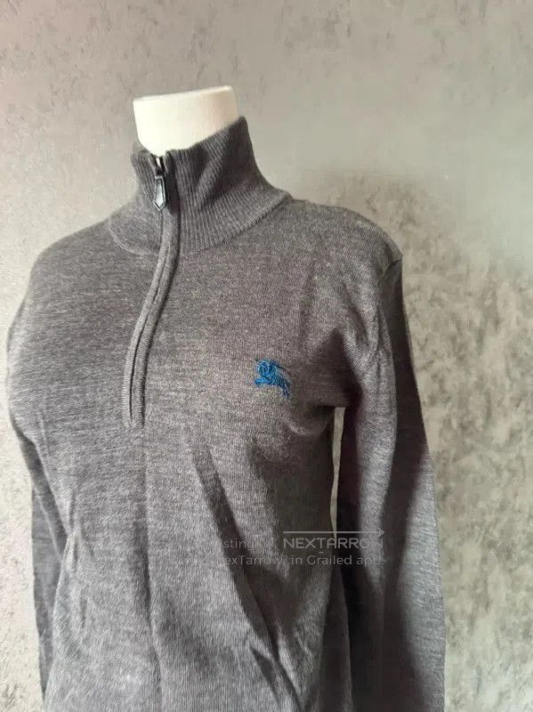Other Burberry Gray Wool Long Sleeve Sweater. Size M / US 6-8 / IT 42-44 - 2 Thumbnail