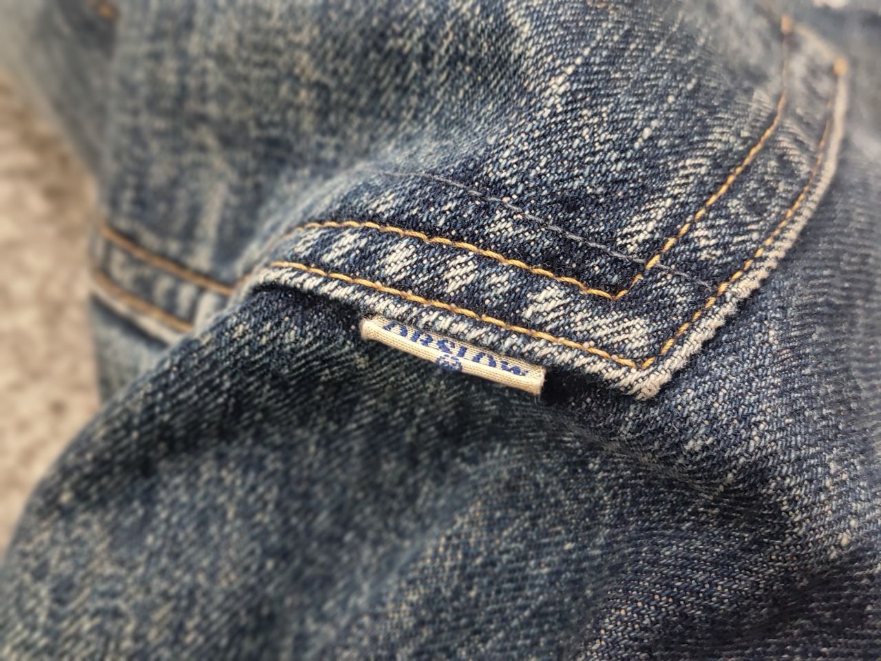 Orslow Vintage OrSlow Japan Selvedge Distressed paint Denim Jeans Size US 32 / EU 48 - 16 Thumbnail