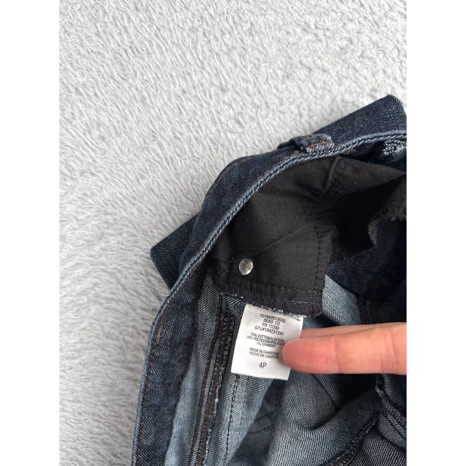 Vintage Canyon River Blues Jeans Womens 4P Jeans Bootcut Low Rise 28x30 Blue Denim Regular Size 28 Womens Size 27" / US 4 / IT 40 - 7 Thumbnail