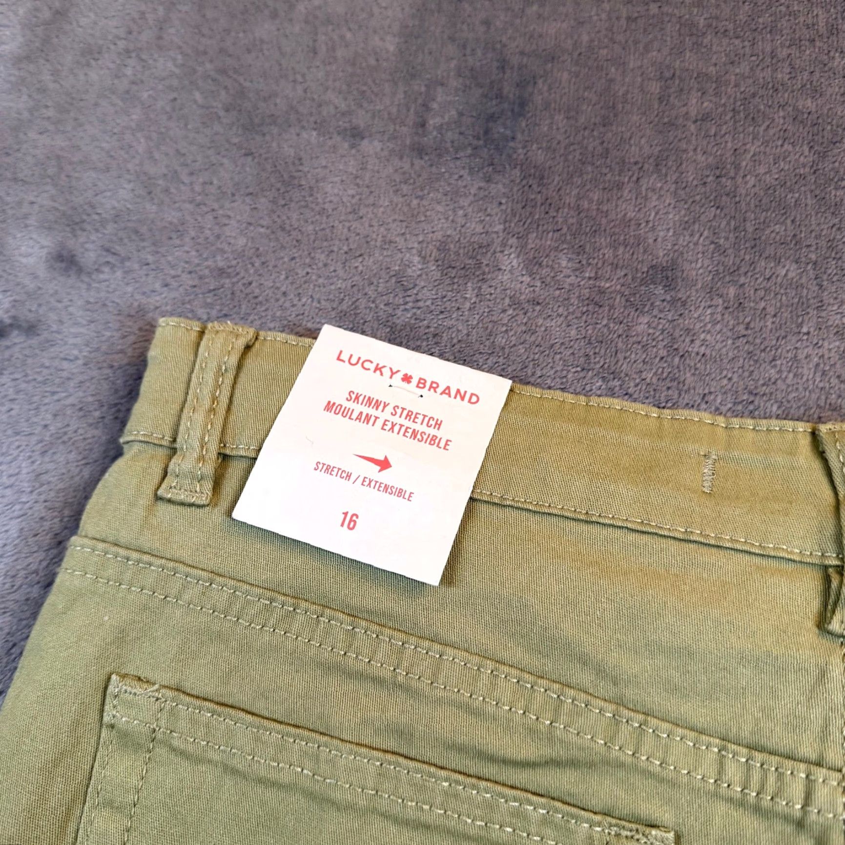 Lucky Brand Lucky Brand Skinny Stretch Jeans Aloe Green Womens Size 16 30x30 NWT Size 38" / US 16 / IT 52 - 5 Thumbnail