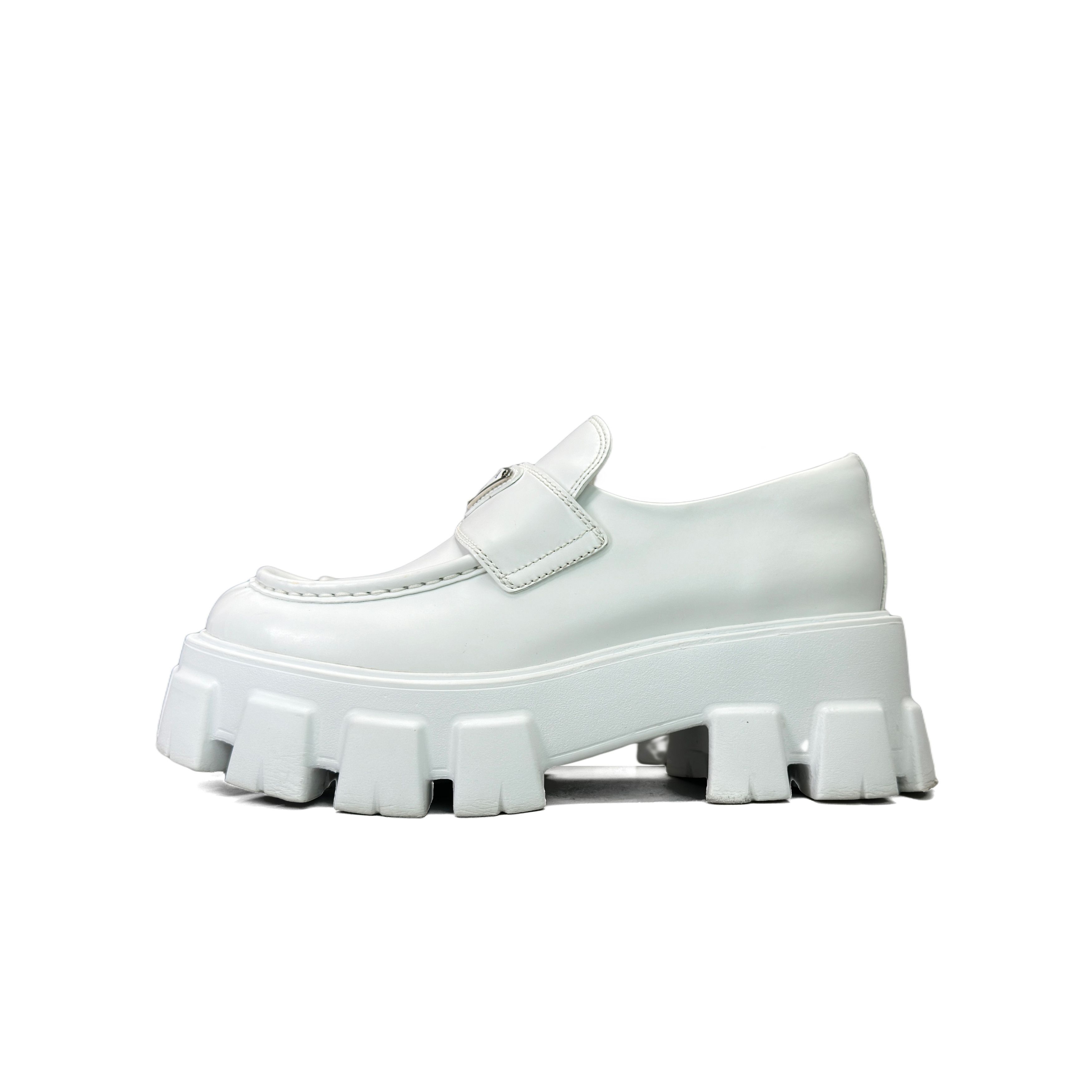 Prada Prada Monolith Logo Loafers Size 38 Size US 8 / IT 38 - 1 Thumbnail