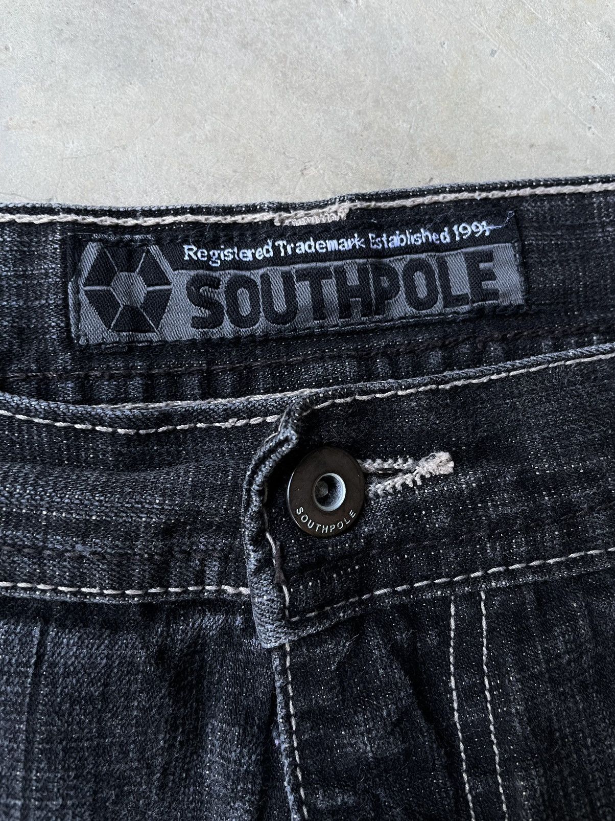 Southpole Vintage Southpole Baggy Jeans Brown Tab Hip-Hop Skater Style Size US 34 / EU 50 - 10 Thumbnail