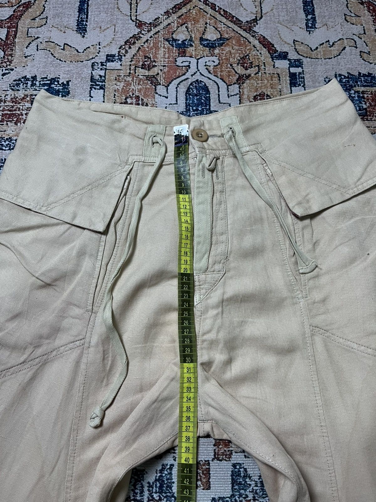 Marithe + Francois Girbaud Le Casual De Marithe Francois Girbaud Long Pants Big Pocket Size US 31 - 15 Thumbnail