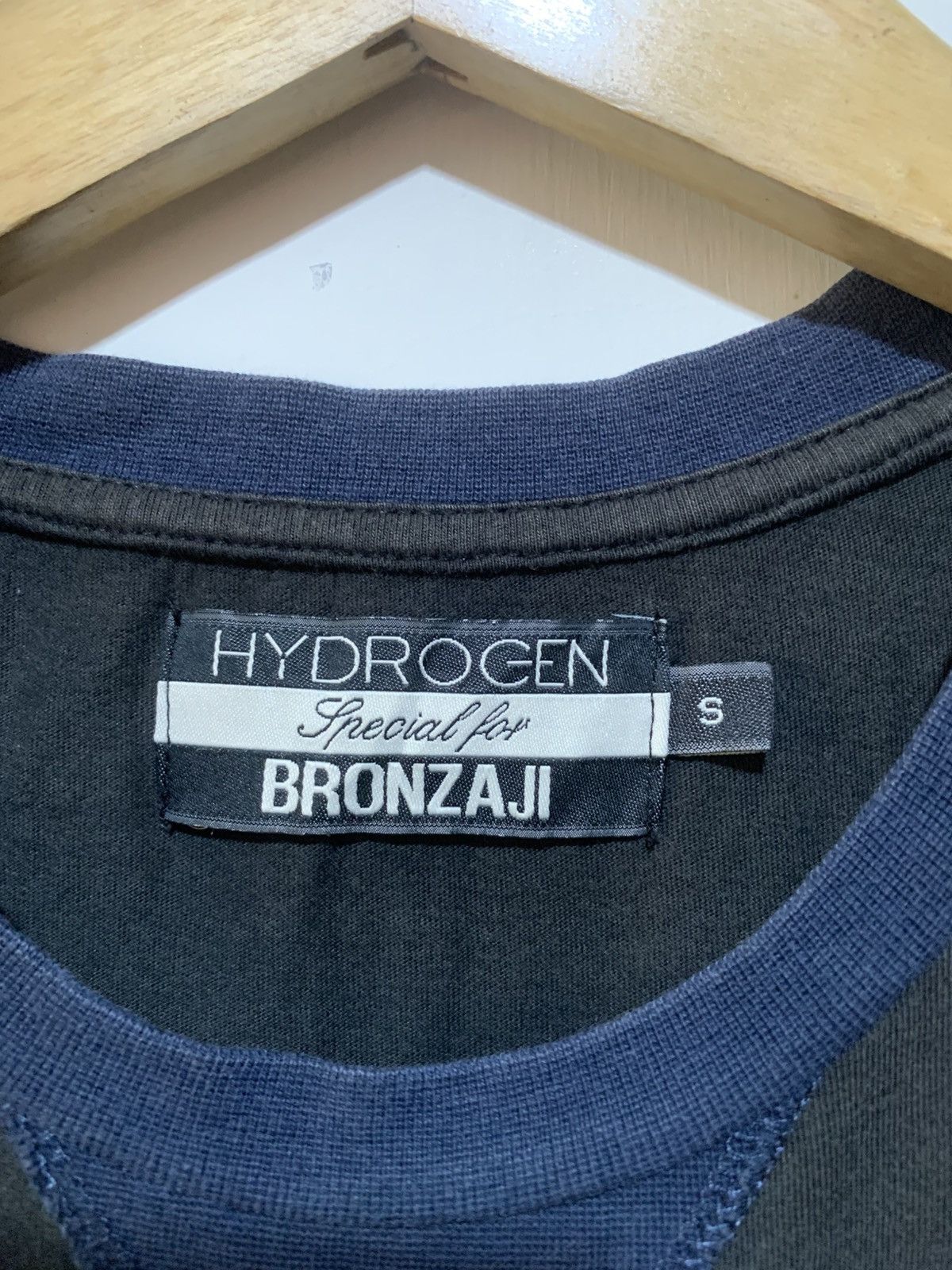 HYDROGEN Hydrogen Skull Star Patch Ringee Tee Shirt Size US S / EU 44-46 / 1 - 7 Thumbnail