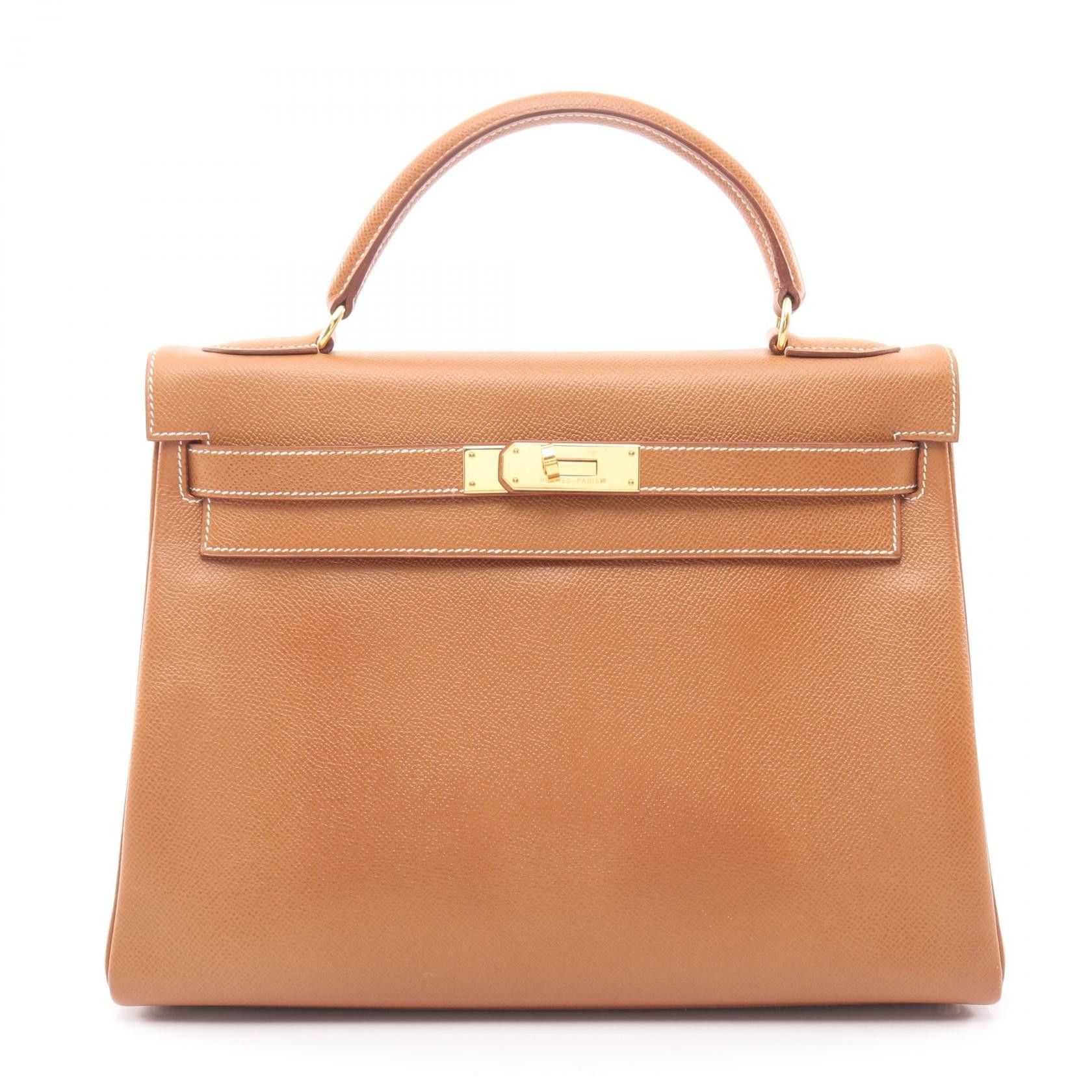 Hermes Hermes Hermes Kelly32 Cuir Chevre de Coromandel Handbag Leather Handbag Y DUTY FREE for USA Size ONE SIZE - 1 Thumbnail
