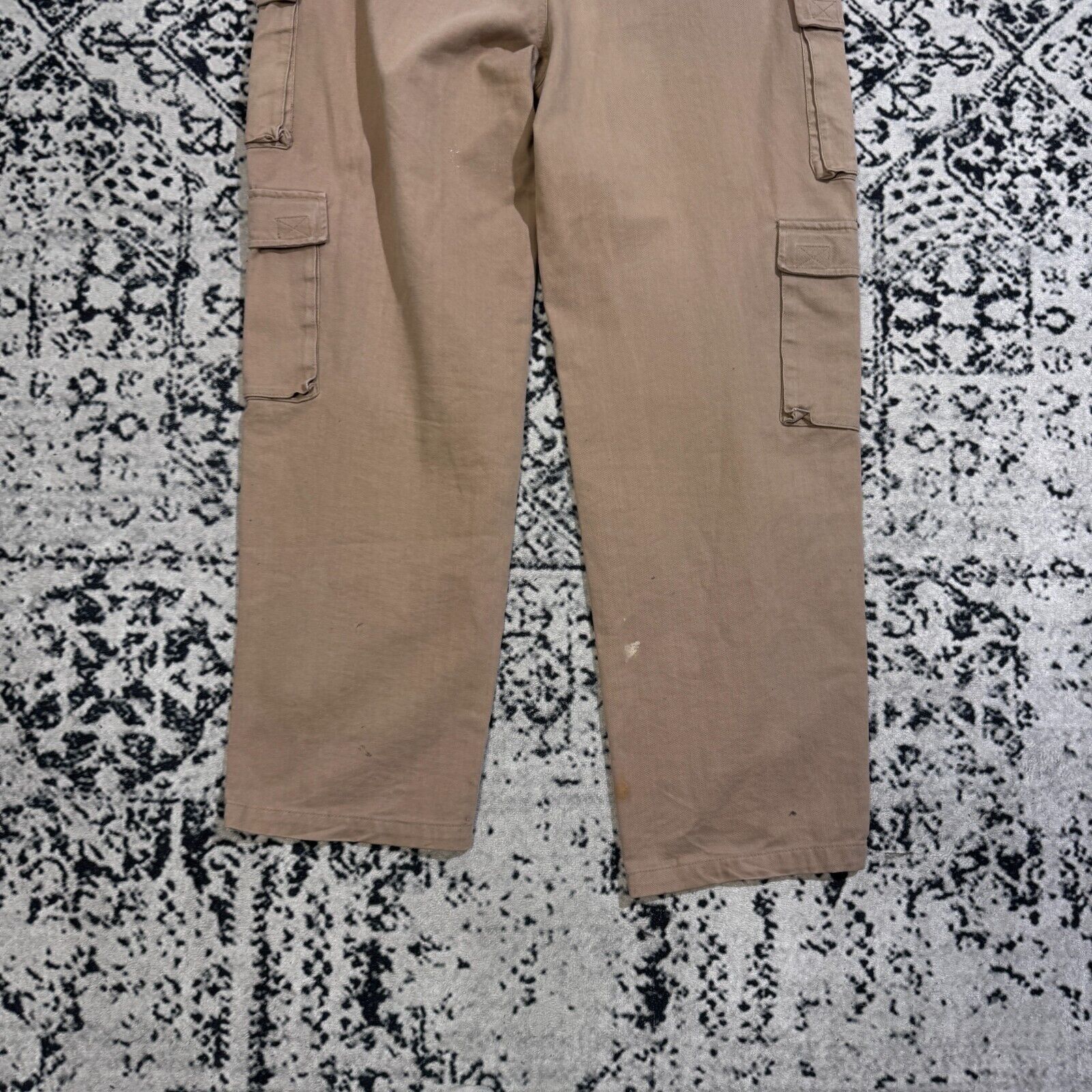 Vintage Vintage Unisex Beige Cotton Cargo Pants Size W38 Y2K 90s Size US 38 / EU 54 - 11 Thumbnail