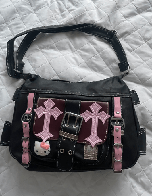 Vintage Y2K style purse drip swag vintage Hello Kitty gothic Size ONE SIZE - 2 Thumbnail