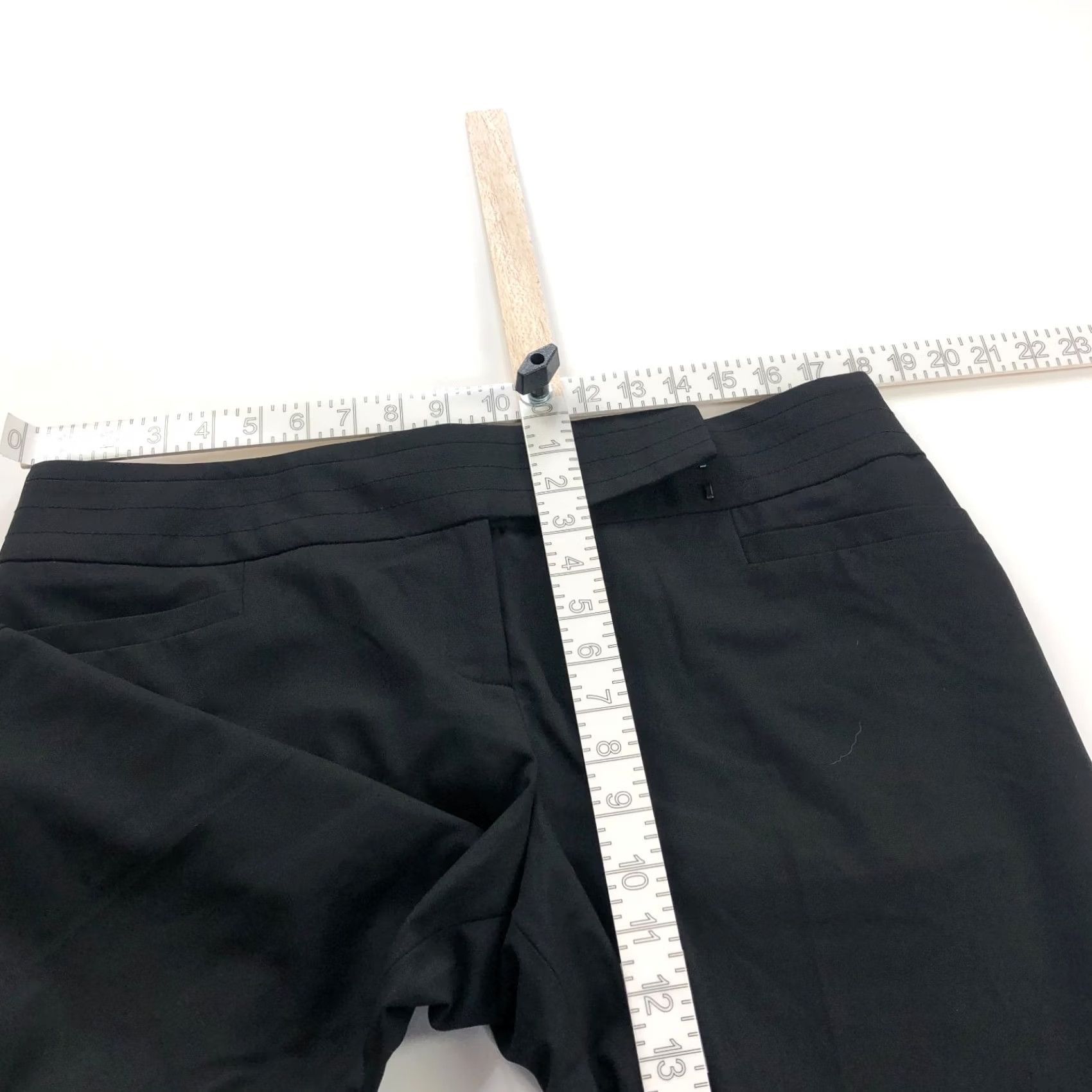 Vintage The Limited Cassidy Fit Flare 14 NEW Mid Rise Dress Pants Black Size 36" / US 14 / IT 50 - 7 Thumbnail