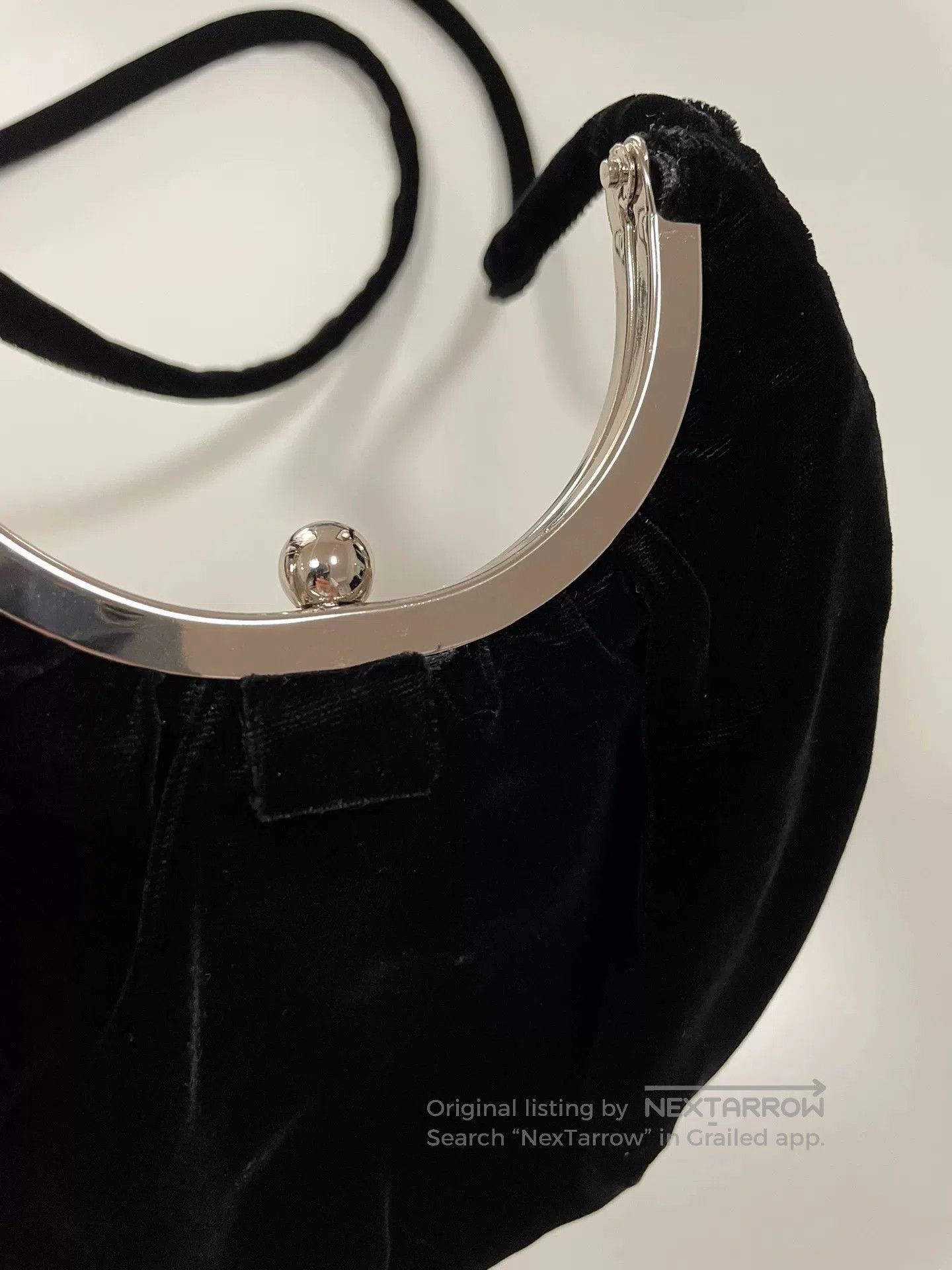 Yohji Yamamoto Yohji Yamamoto Noir Velvet Crossbody Bag. Size ONE SIZE - 2 Thumbnail