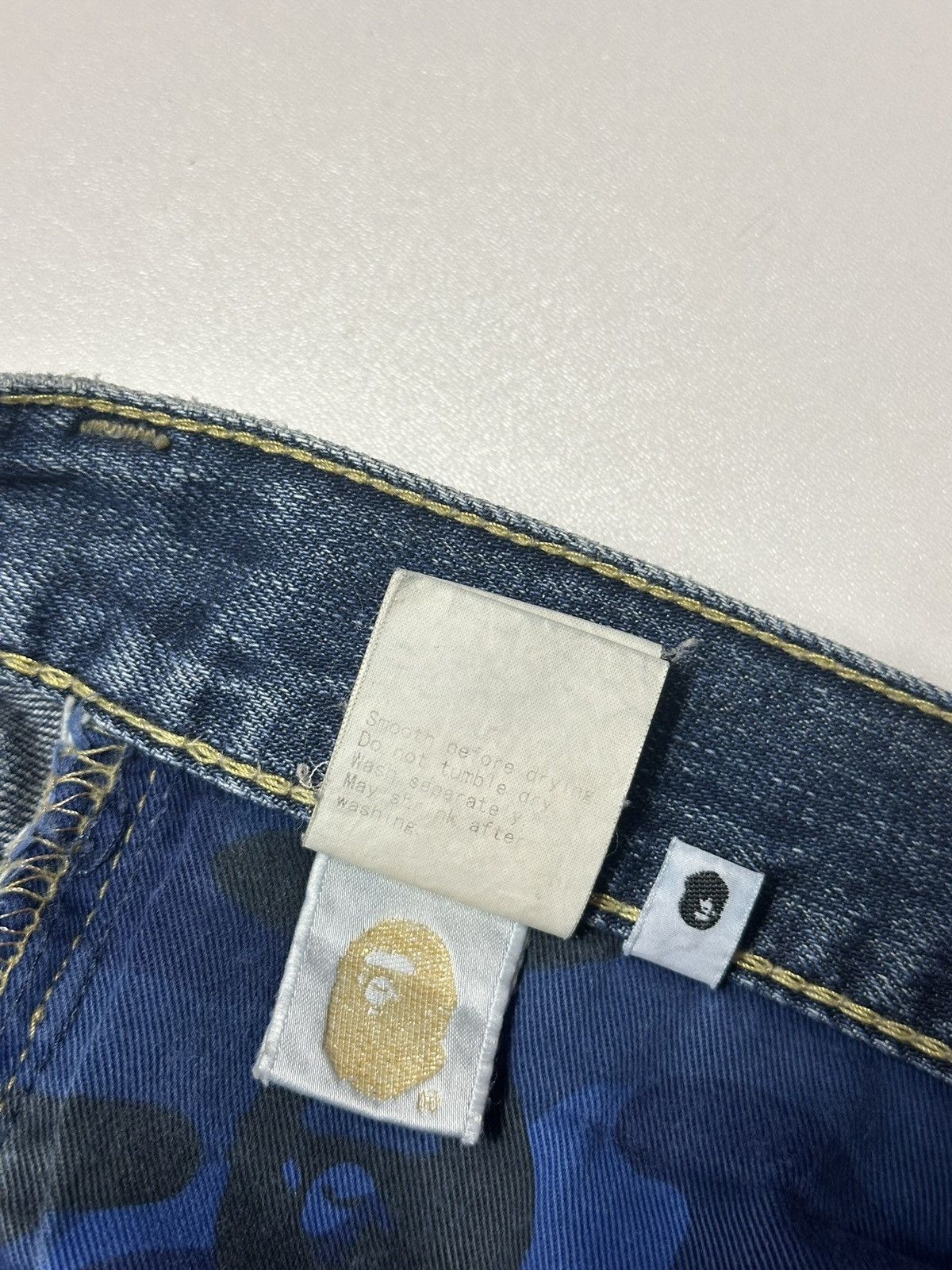Bape Vintage Bape Embroidered Jeans Size US 32 / EU 48 - 13 Thumbnail