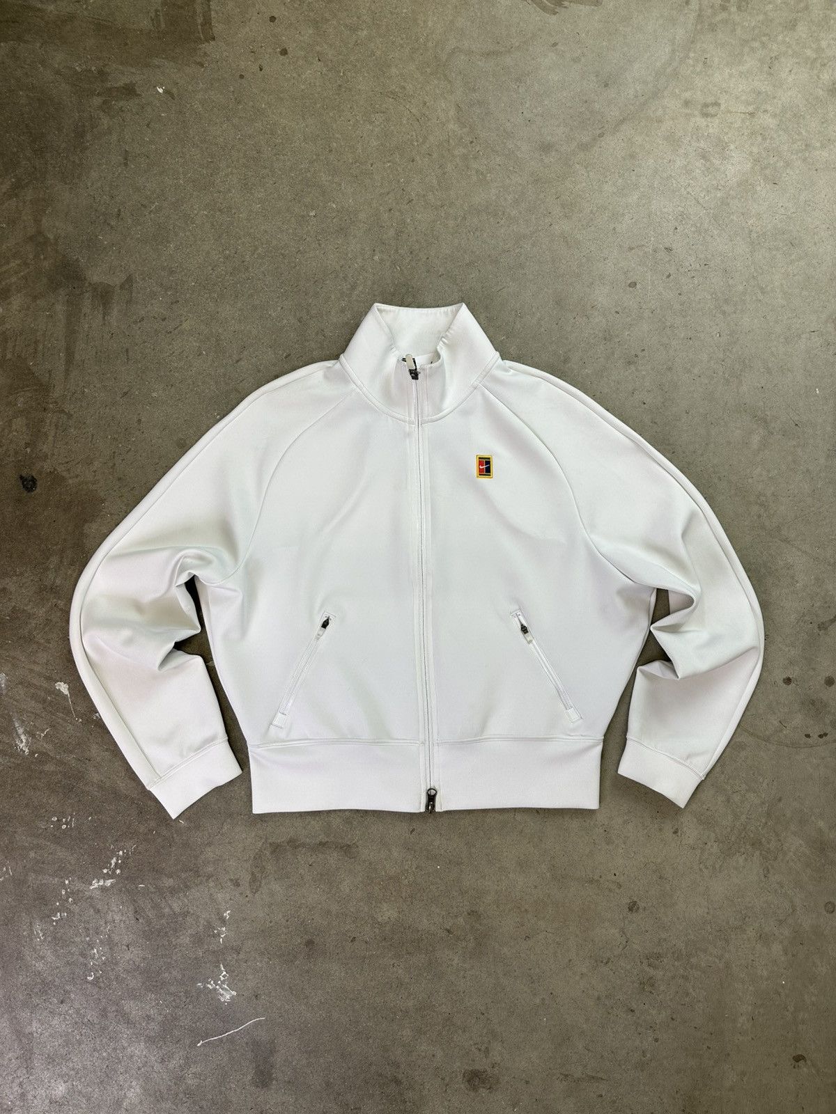 Nike Nike Zip Up Track Jacket Tennis Court Challenge Cropped S/M Size US S / EU 44-46 / 1 - 1 Thumbnail