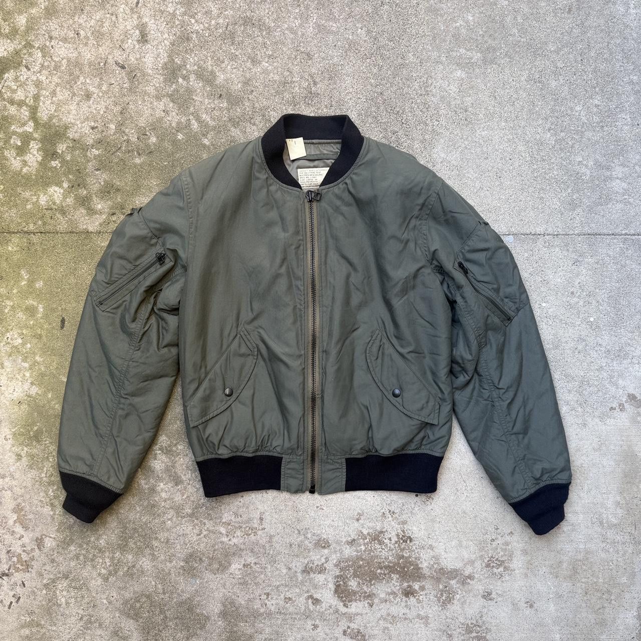 N.Hoolywood n.hoolywood green grey bomber jacket ma-1 flight l Size US L / EU 52-54 / 3 - 2 Thumbnail