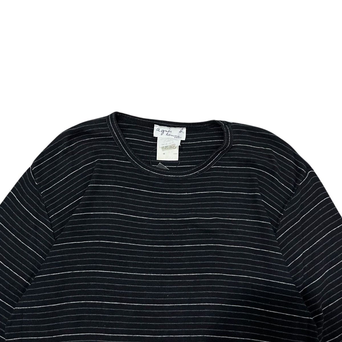 agnes b. Agnes.B Stripe Raglan Shirt Lgb Style Size M / US 6-8 / IT 42-44 - 2 Thumbnail