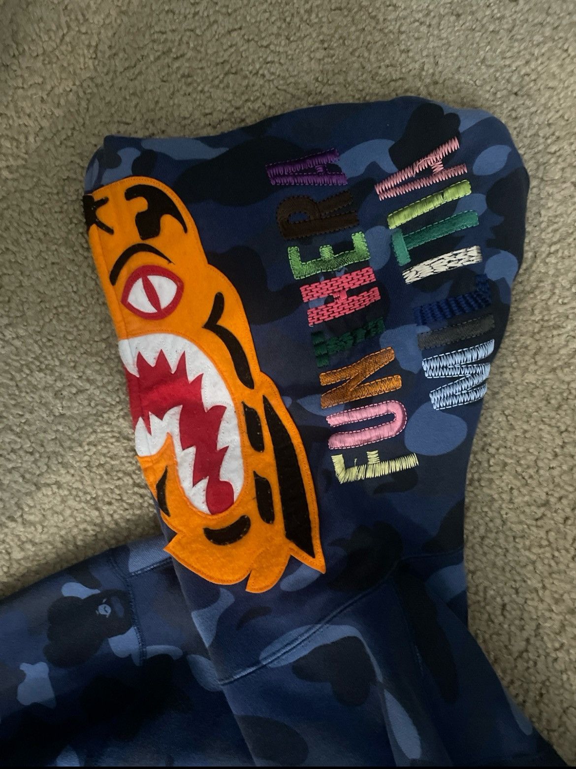 Bape Color Camo Tiger Full Zip Hoodie Size US L / EU 52-54 / 3 - 1 Thumbnail