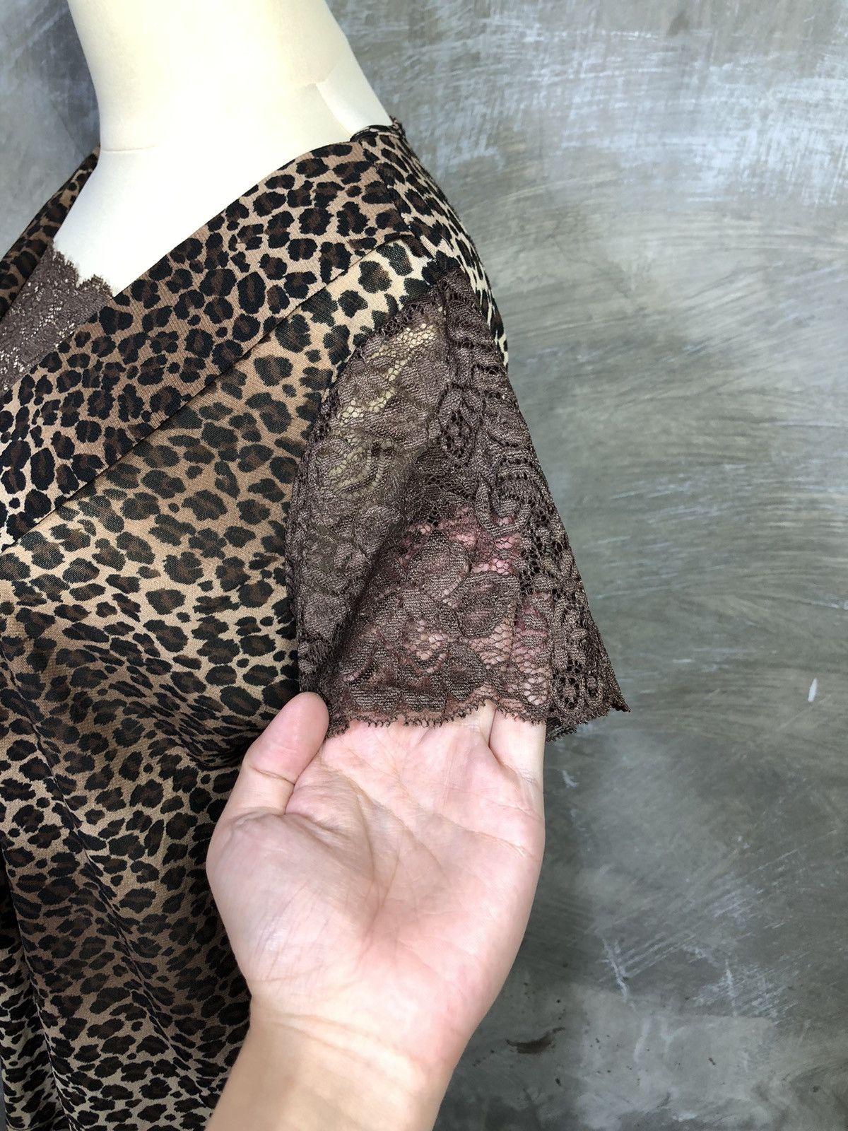 Japanese Brand Y2K Leopard Pattern Blouse Tops Women Size M / US 6-8 / IT 42-44 - 13 Thumbnail