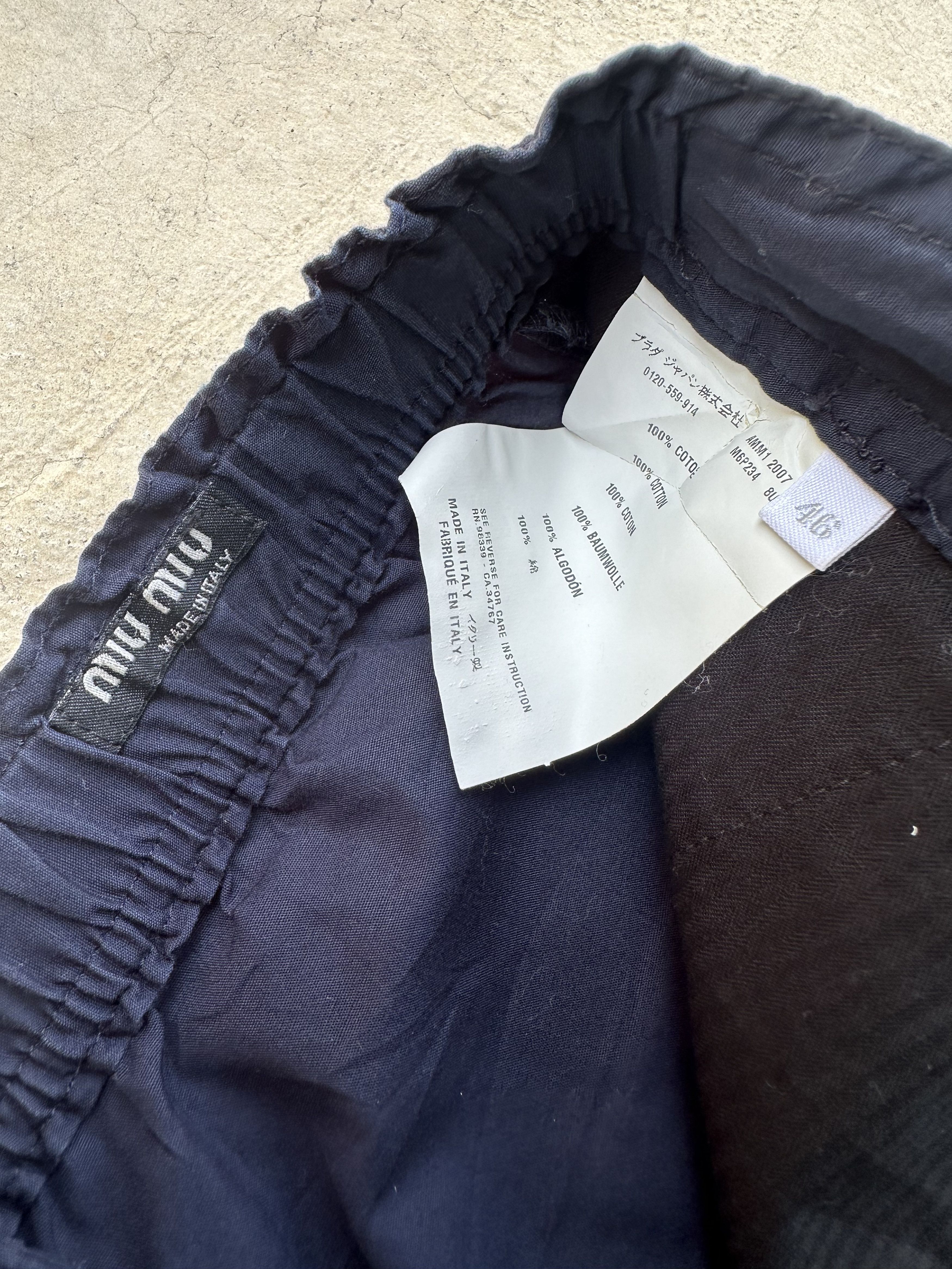 Miu Miu Miu Miu Baggy Wide Legs Trousers Pants Size US 30 / EU 46 - 14 Thumbnail