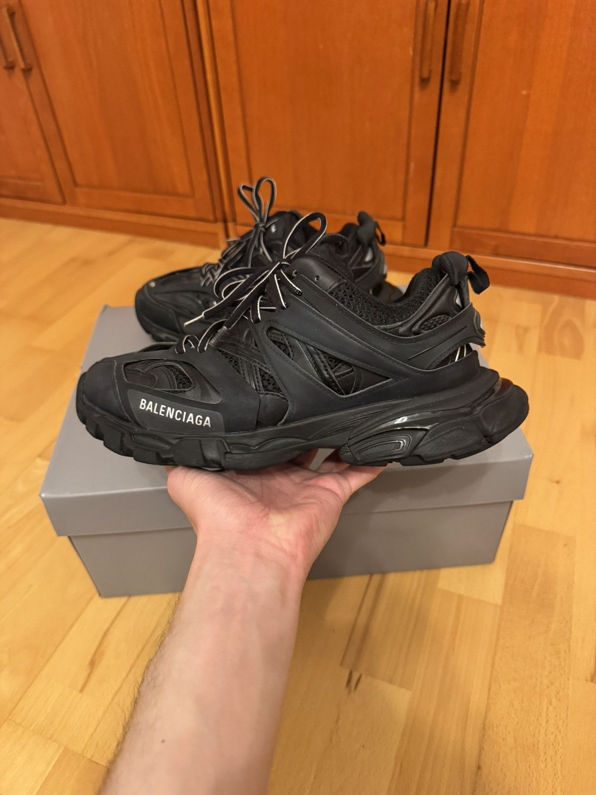 Balenciaga Balenciaga Track Triple Black Size US 7 / EU 40 - 2 Thumbnail