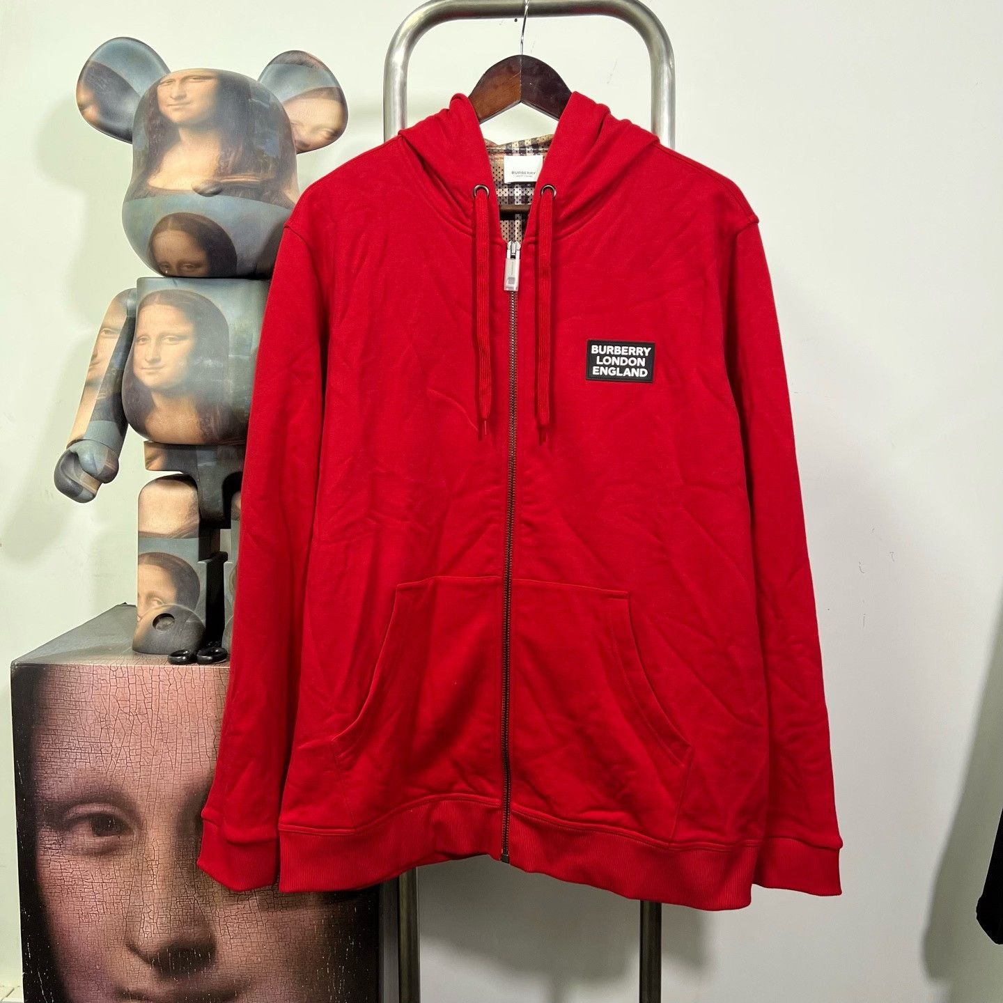 Burberry Burberry Plaid Red Jacket XL Women Size XL / US 12-14 / IT 48-50 - 1 Thumbnail