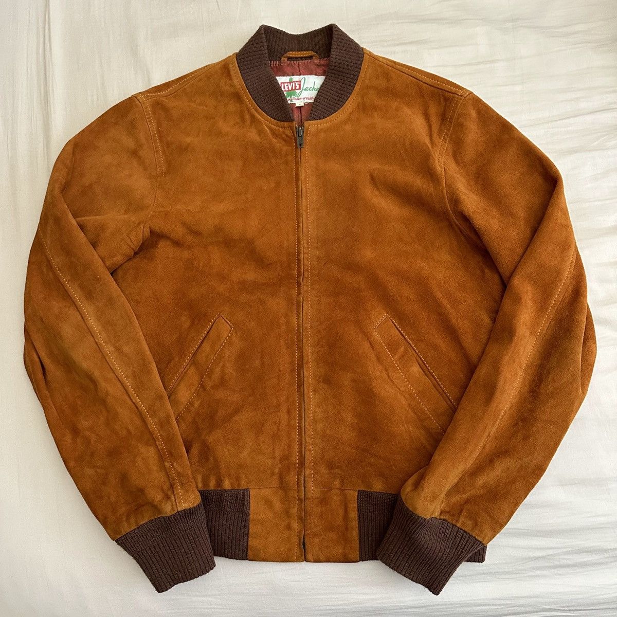 Levi's Vintage Clothing 🔥Levi's LVC “Cognac” Sheep Suede Levi's Vintage Clothing 🔥Levi's LVC “Cognac” Sheep Suede