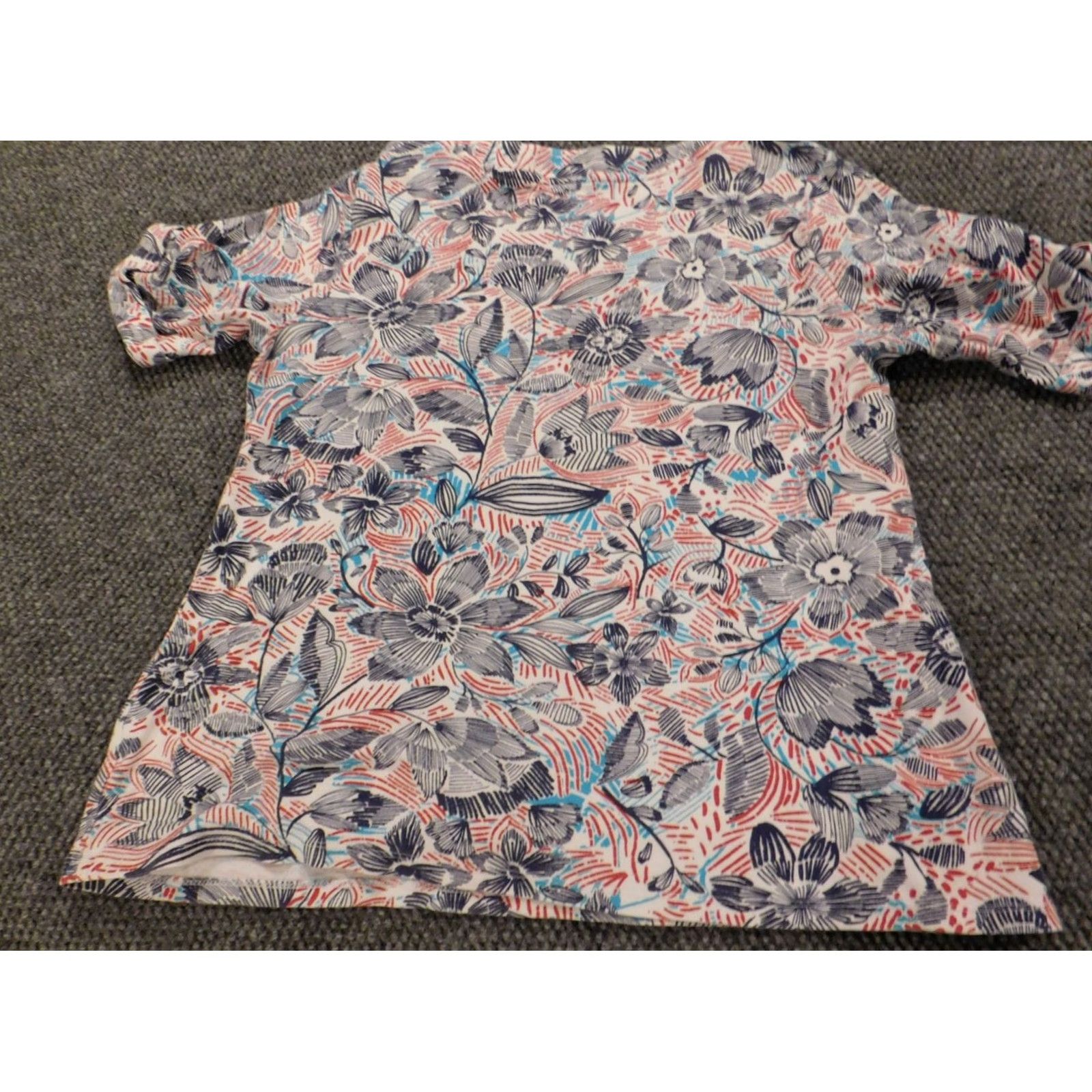 Croft & Barrow Croft & Barrow Womens Blouse XL pink floral pullover top Size XL / US 12-14 / IT 48-50 - 7 Thumbnail
