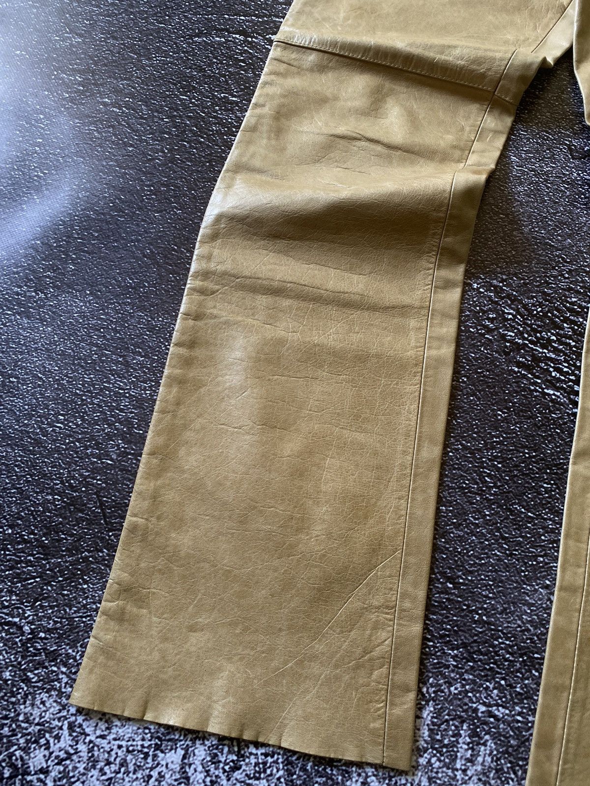 Missoni Vintage Missoni Rare Leather Trouser Pants Women Size 27" / US 4 / IT 40 - 8 Thumbnail