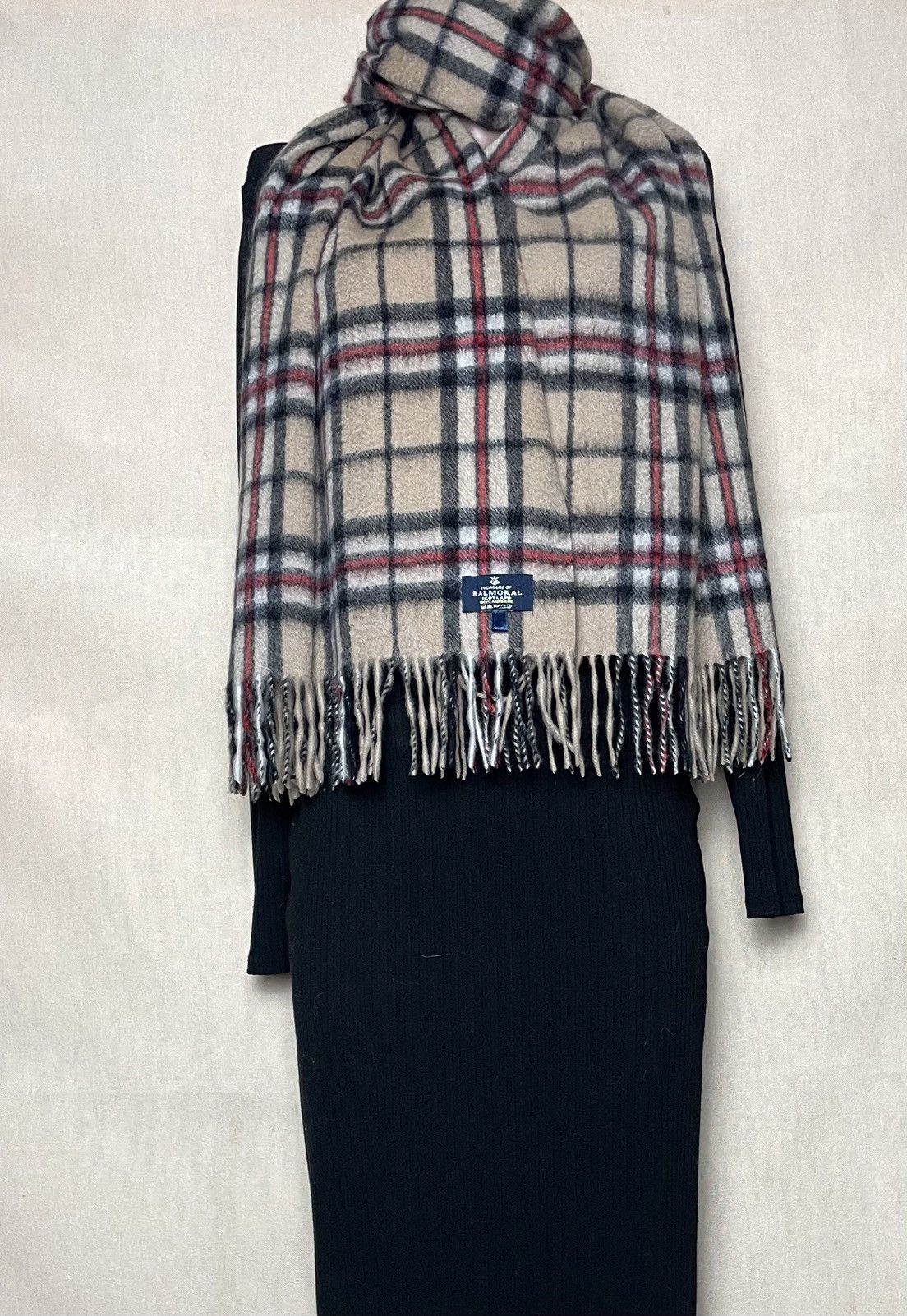 Vintage The house of balmoral tartan cashmere scarf Size ONE SIZE - 2 Thumbnail