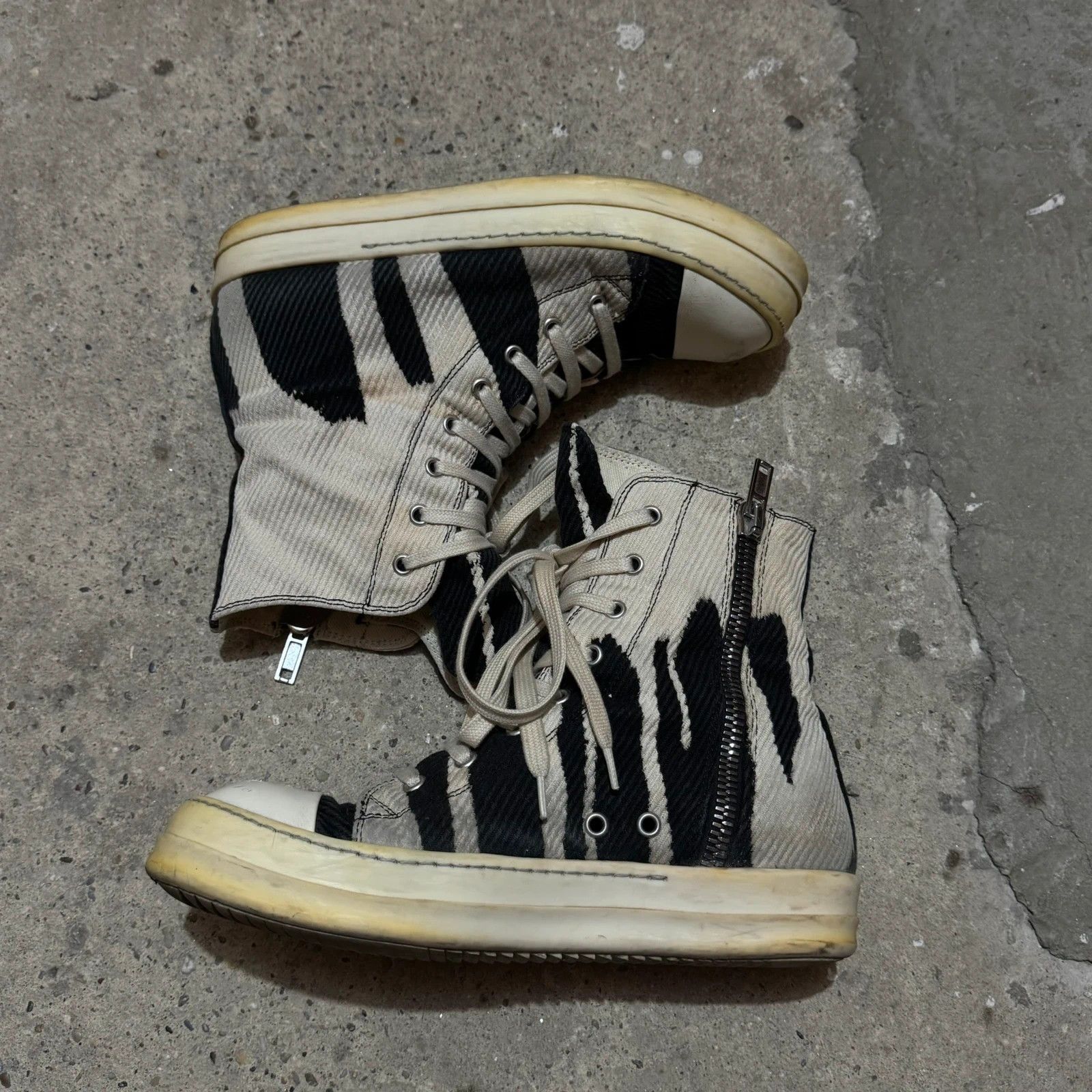 Rick Owens F/W 2016 Rick owens drkshdw vomit bleach ramones Size US 9 / IT 39 - 3 Thumbnail