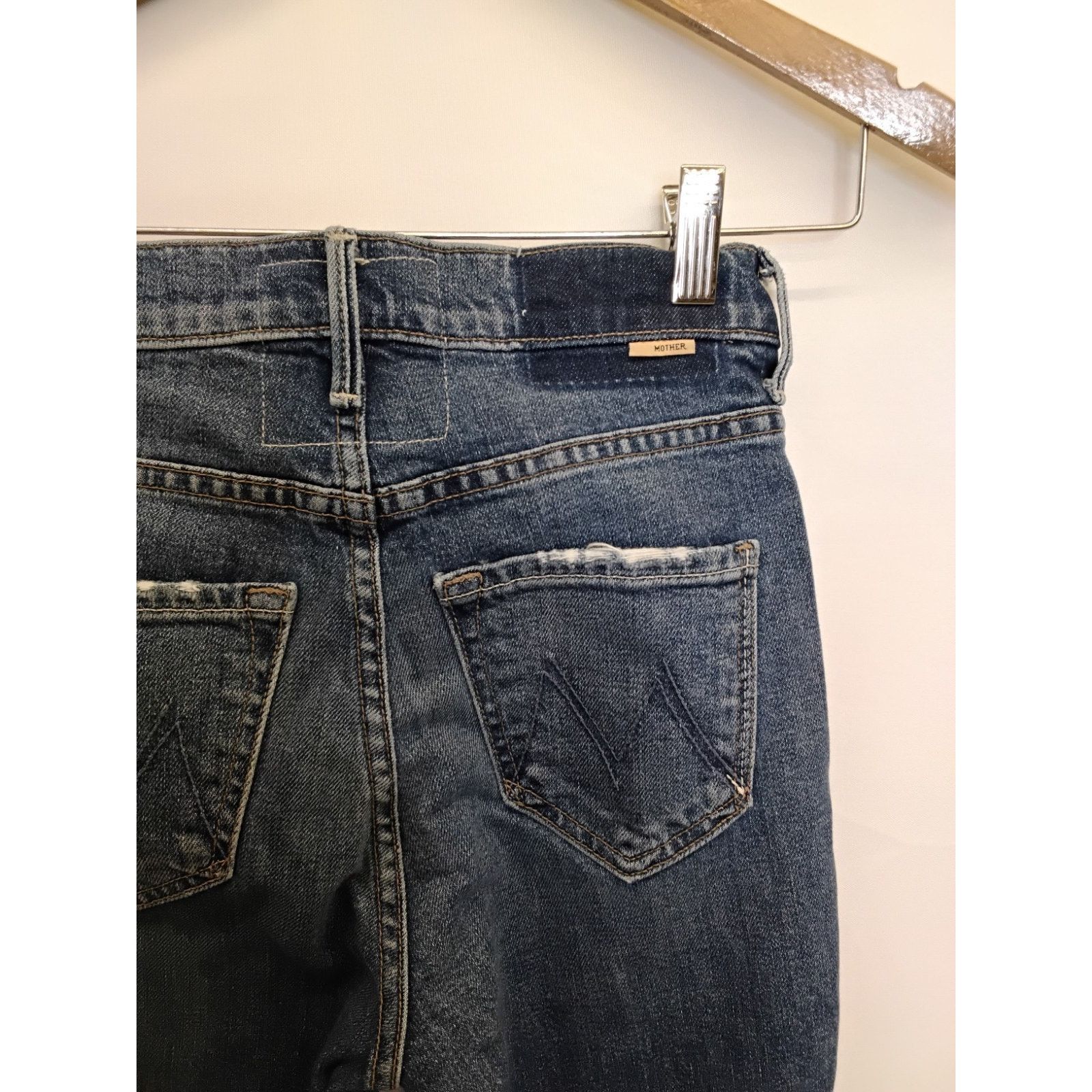 MOTHER Mother The Dazzler Jeans Women's 24" Waist Medium Wash Ankle Size 24" / US 00 / IT 34 - 5 Thumbnail