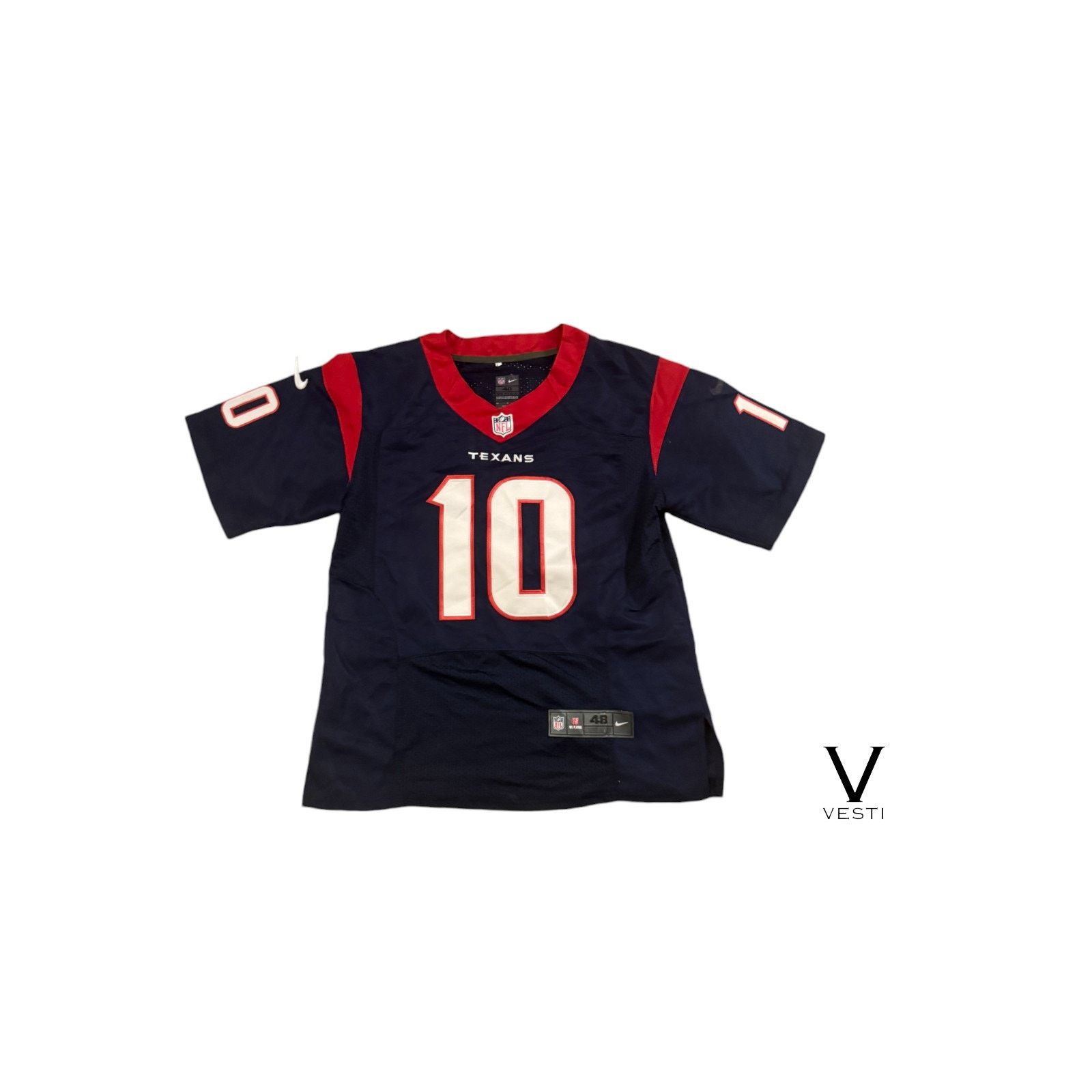 Nike Houston Texans #10 DeAndre Hopkins Jersey Mens Medium Navy Size US M / EU 48-50 / 2 - 1 Thumbnail