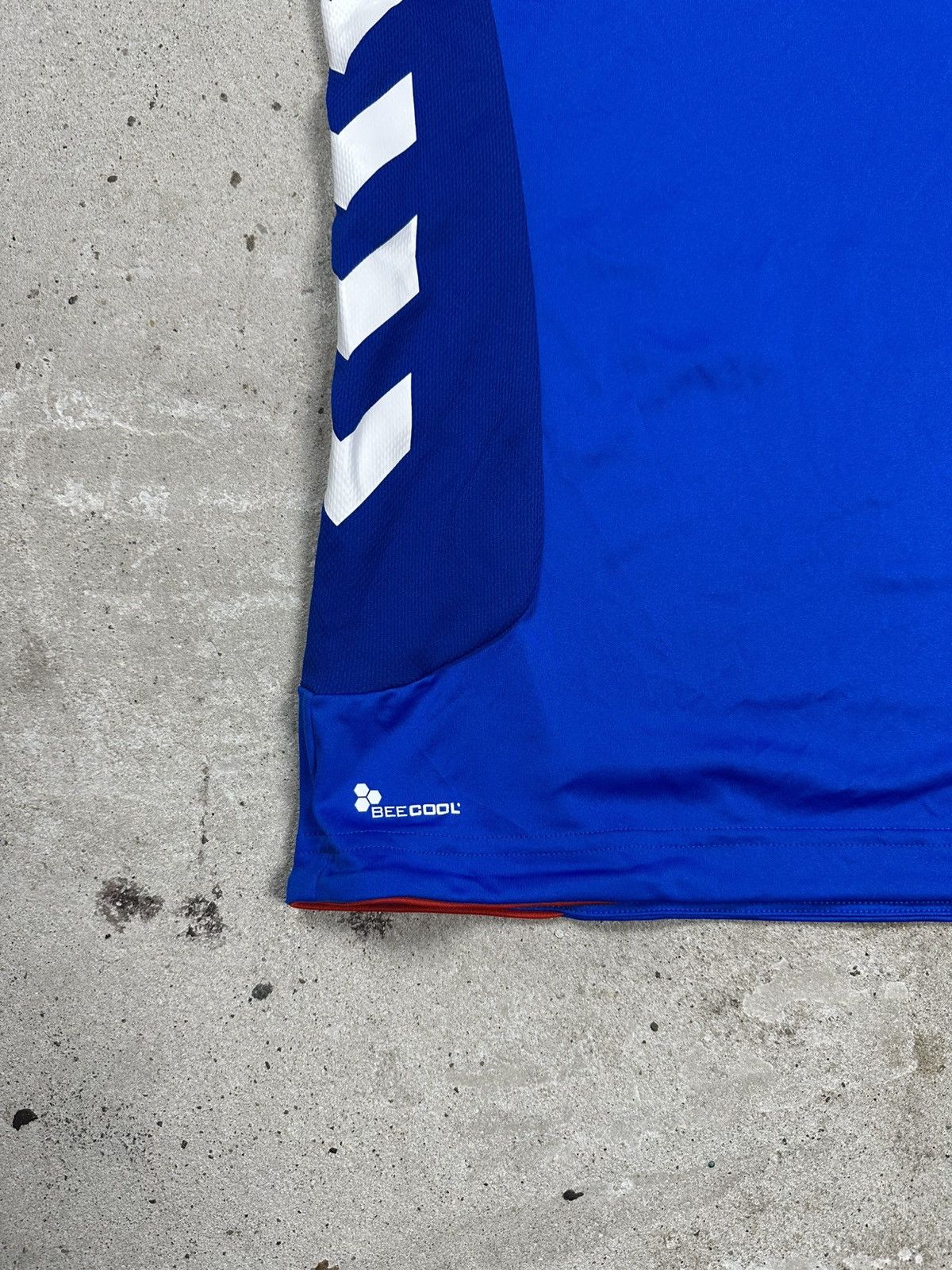Hummel × Vintage Hummel x Rangers 2018/2019 Home Jersey Soccer T Shirt Size US S / EU 44-46 / 1 - 4 Thumbnail