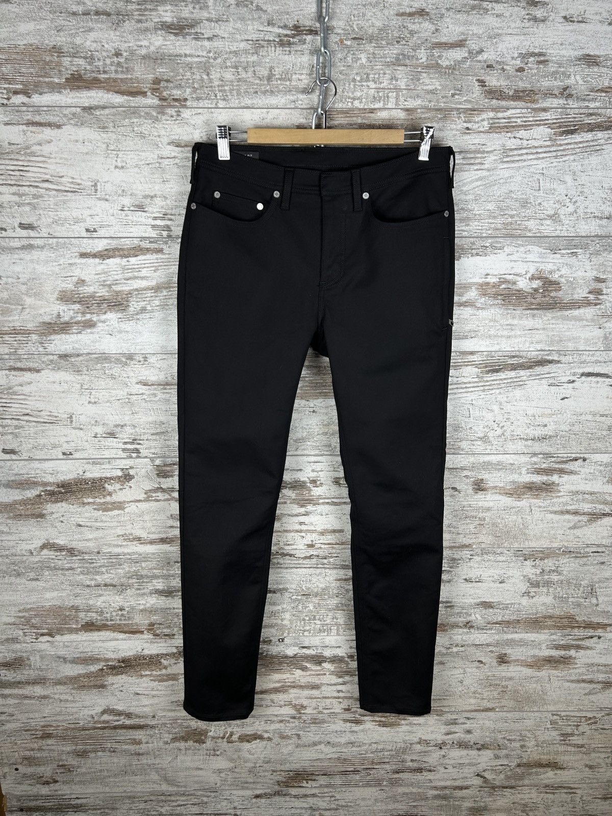 Mens Neil Barrett Black Pants DENIM TROUSERS SUPER SKINNY