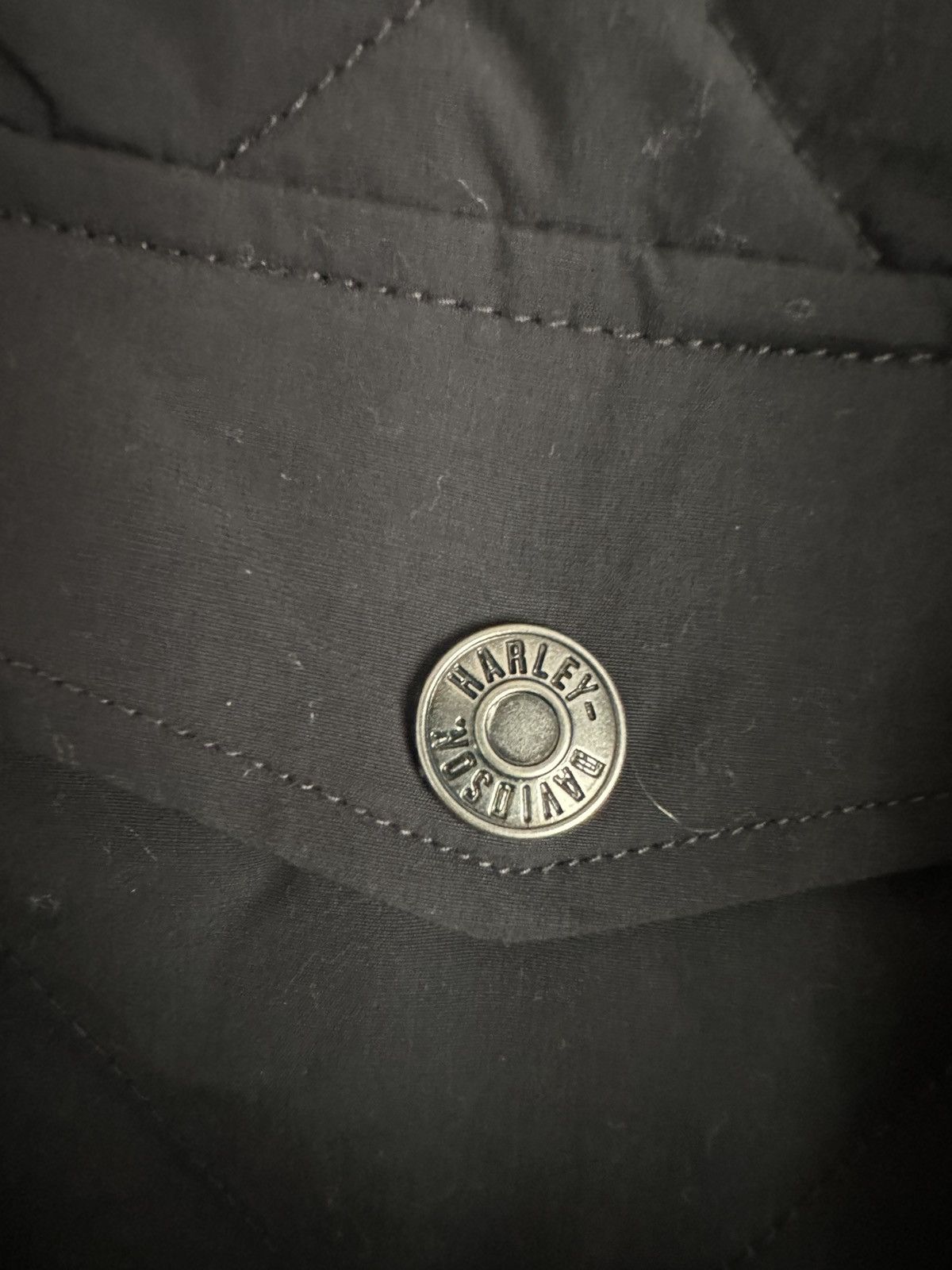 Vintage Harley Davidson Motorcycle Racing Bomber Quilted Jacket Size US XL / EU 56 / 4 - 3 Thumbnail