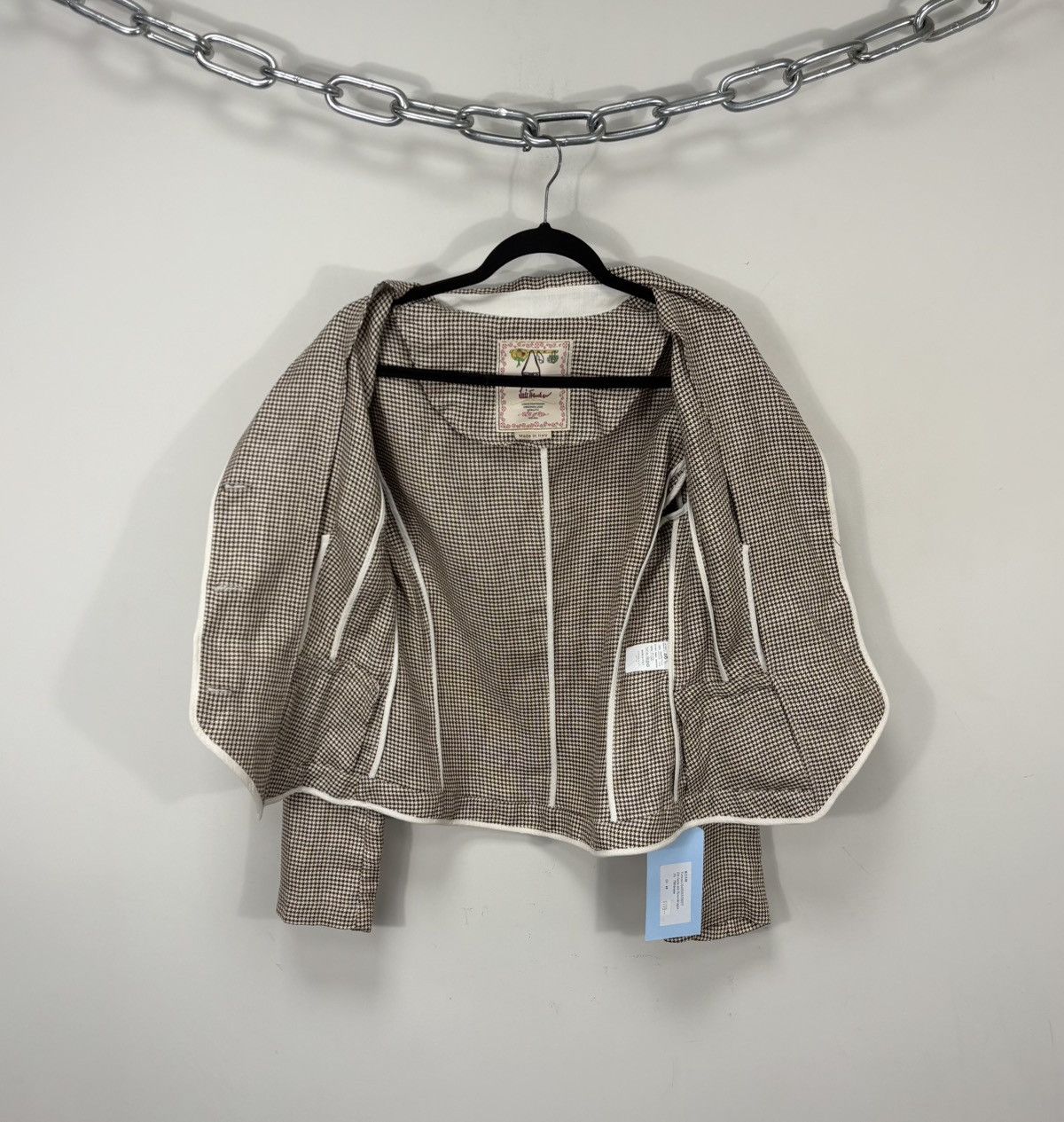 Other Luis Trenker NWT Women’s Houndstooth Hemp Blazer Jacket Size M / US 6-8 / IT 42-44 - 13 Thumbnail