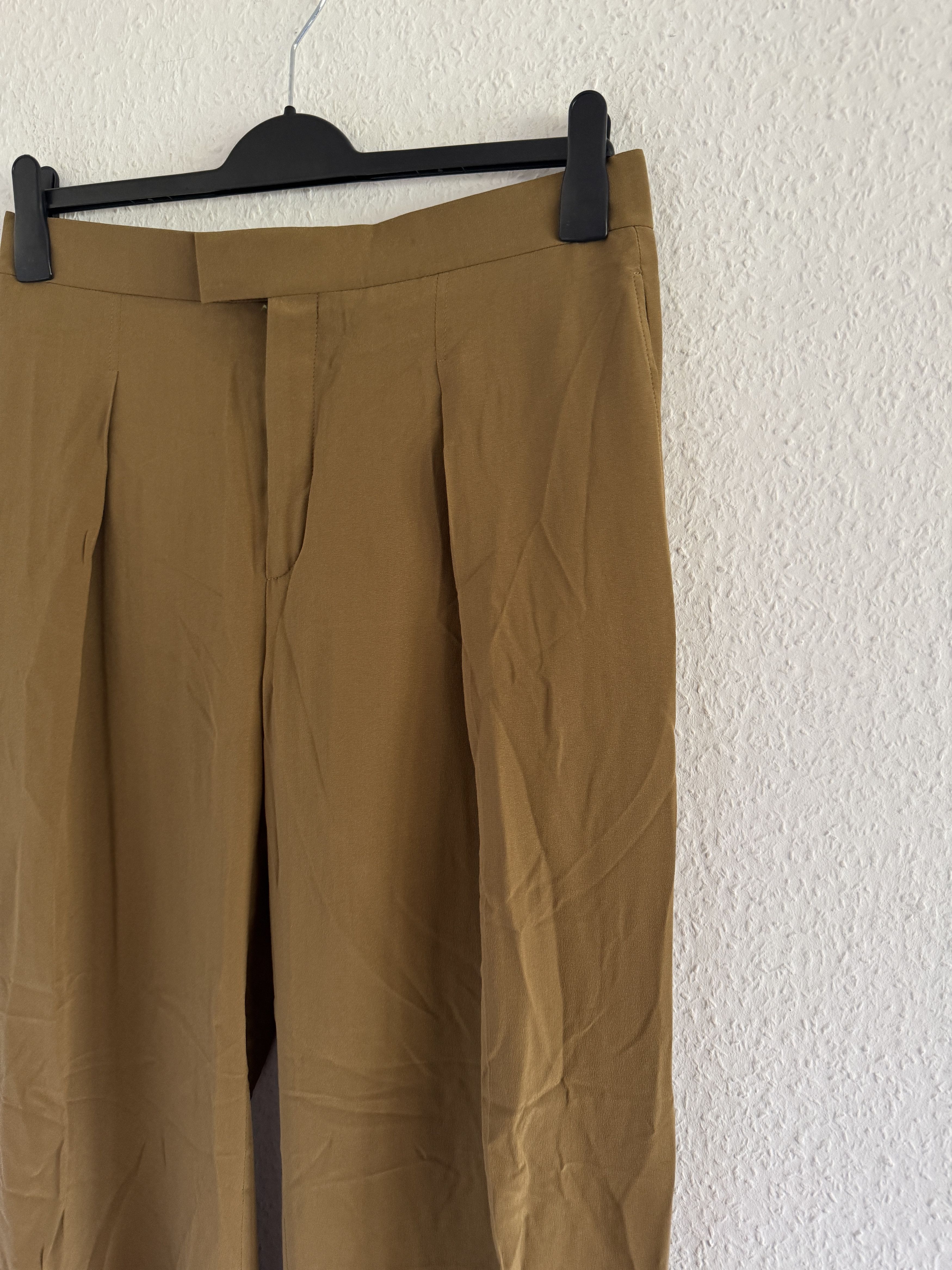 Chloe Beige Tailored Cotton Trousers Size 32" / US 10 / IT 46 - 14 Thumbnail